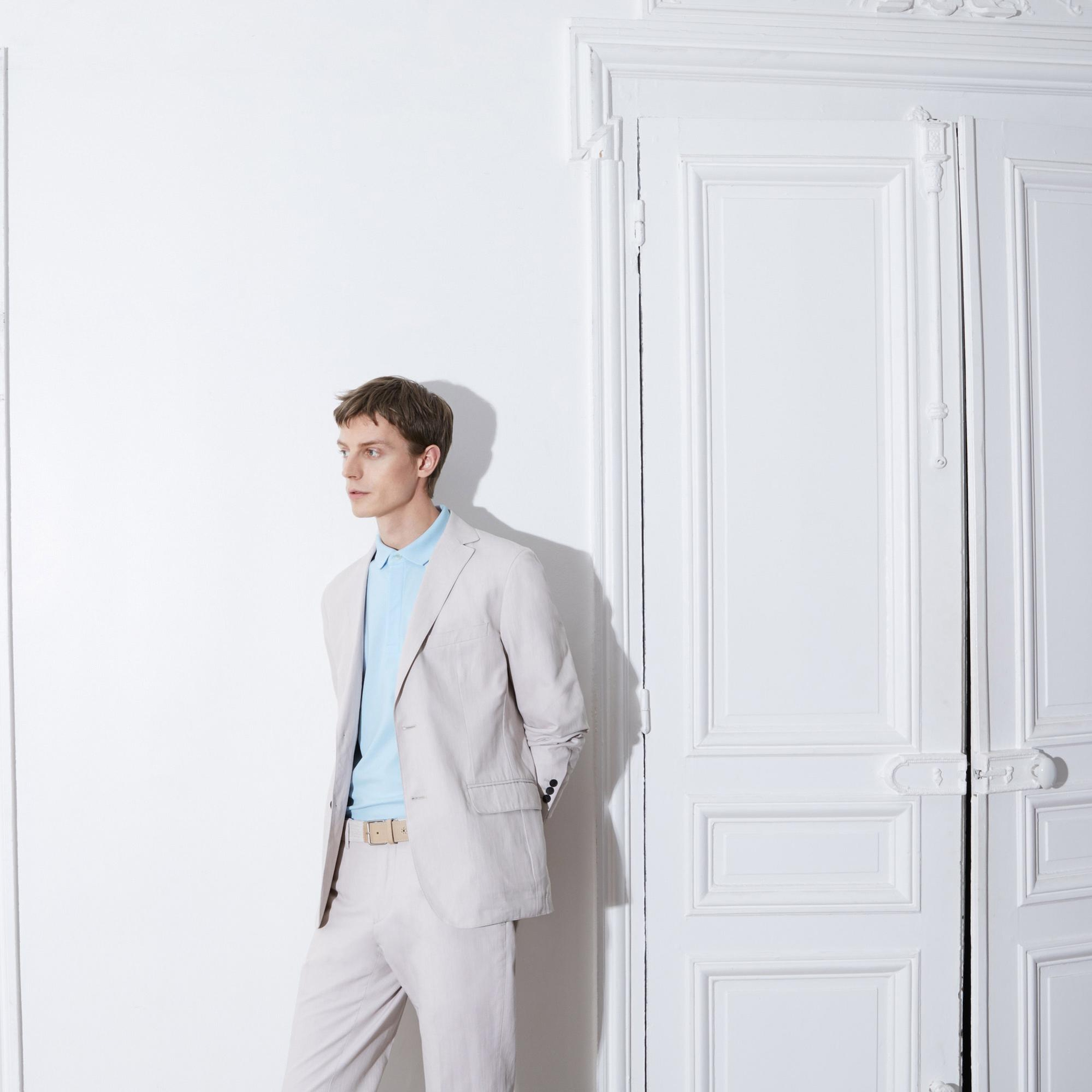 Erkek Regular Fit Açık Mavi Paris Polo