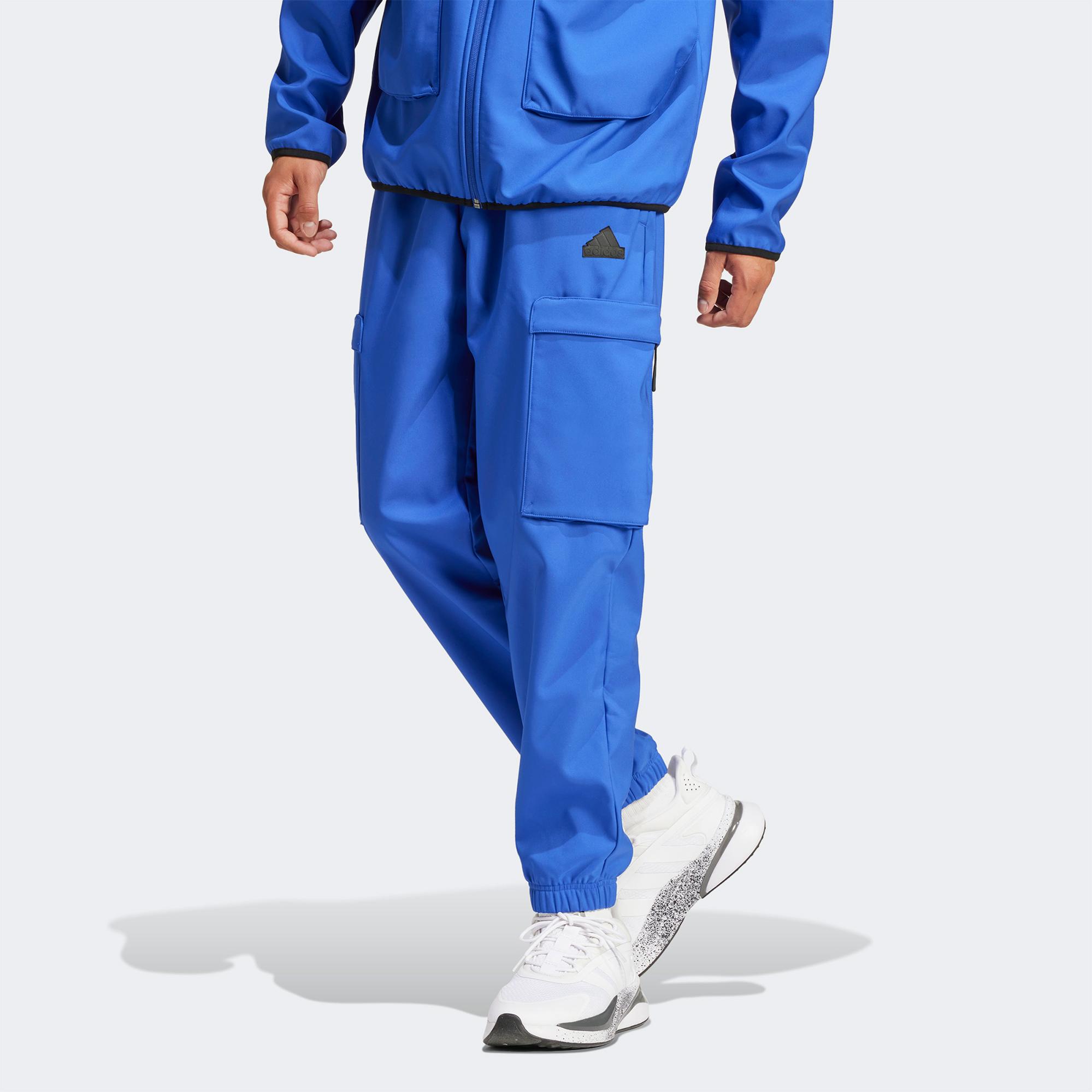 adidas City Escape Premium Erkek Mavi Kargo Pantolon