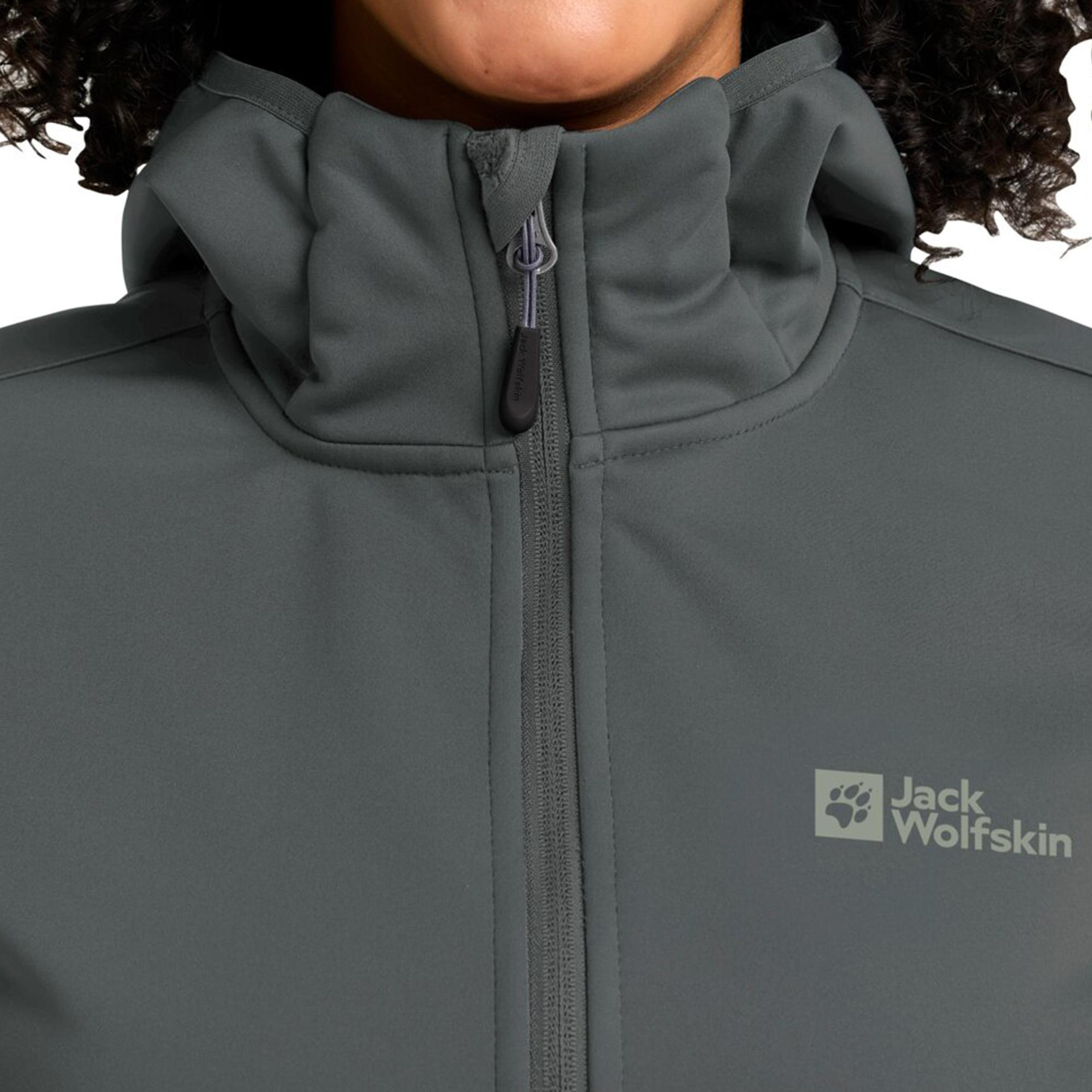 Jack Wolfskin Windhain Hoody Kadın Yeşil Ceket