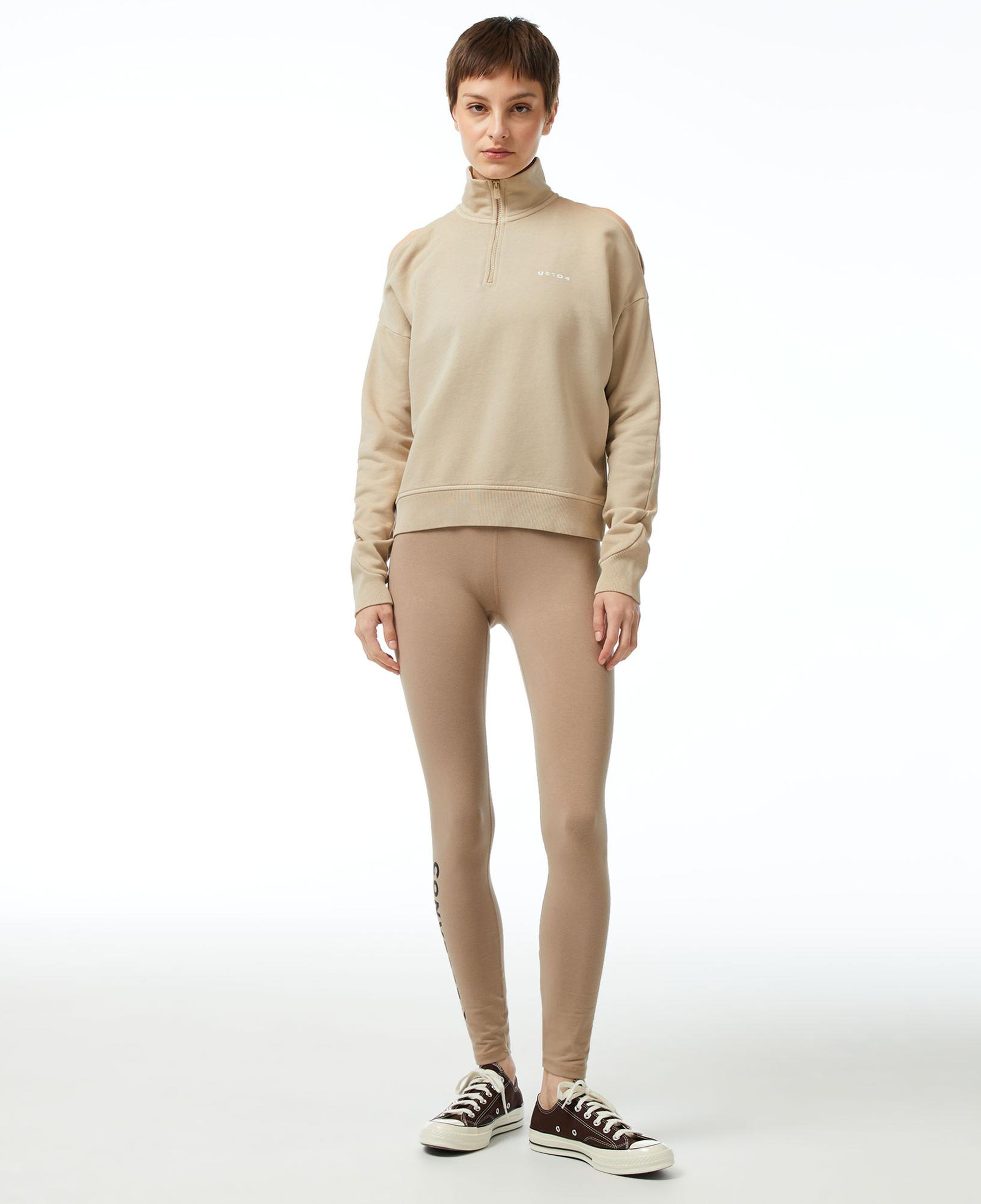 UNITED4 Classic Kadın Krem Sweatshirt