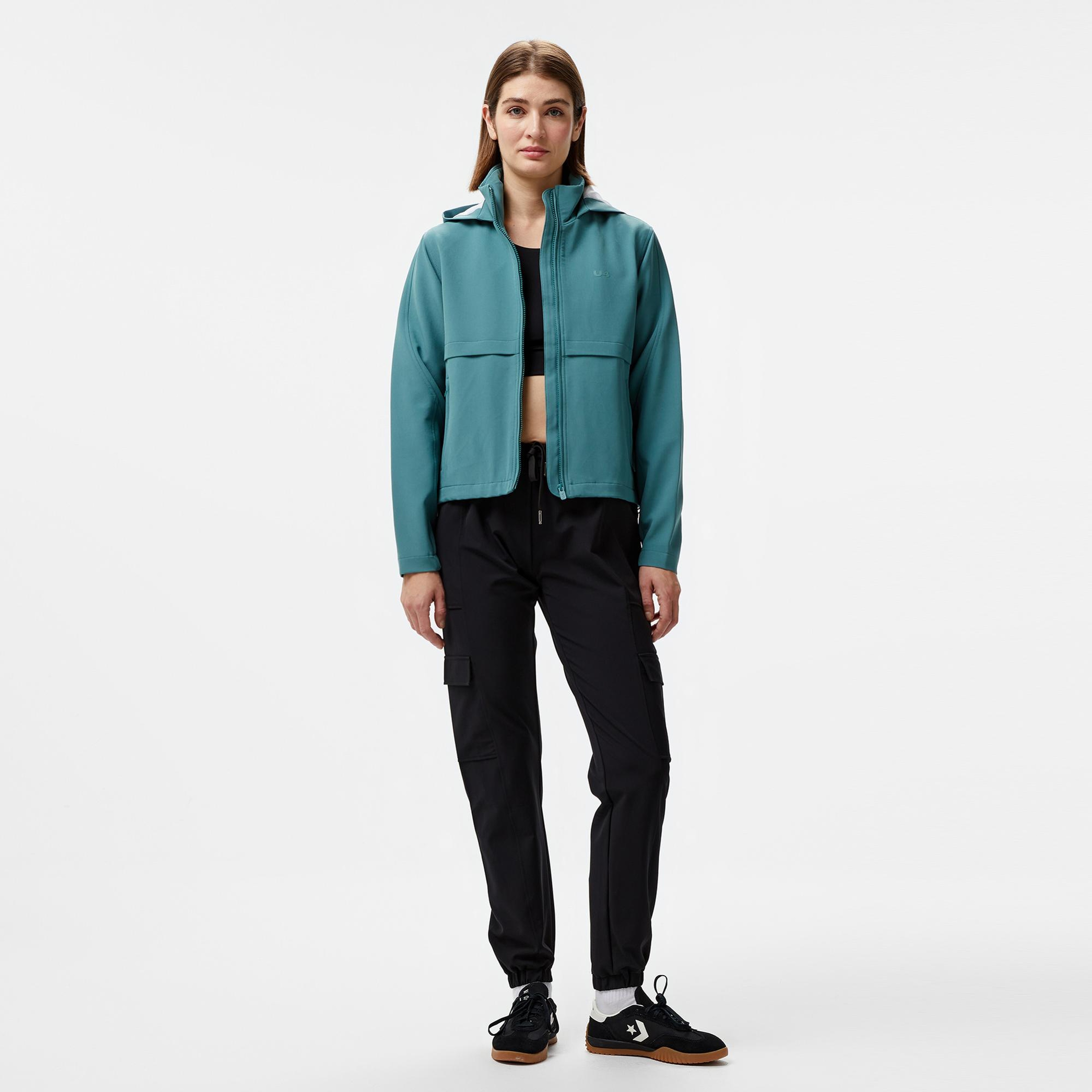 United 4 Collage Kadın Yeşil Ceket