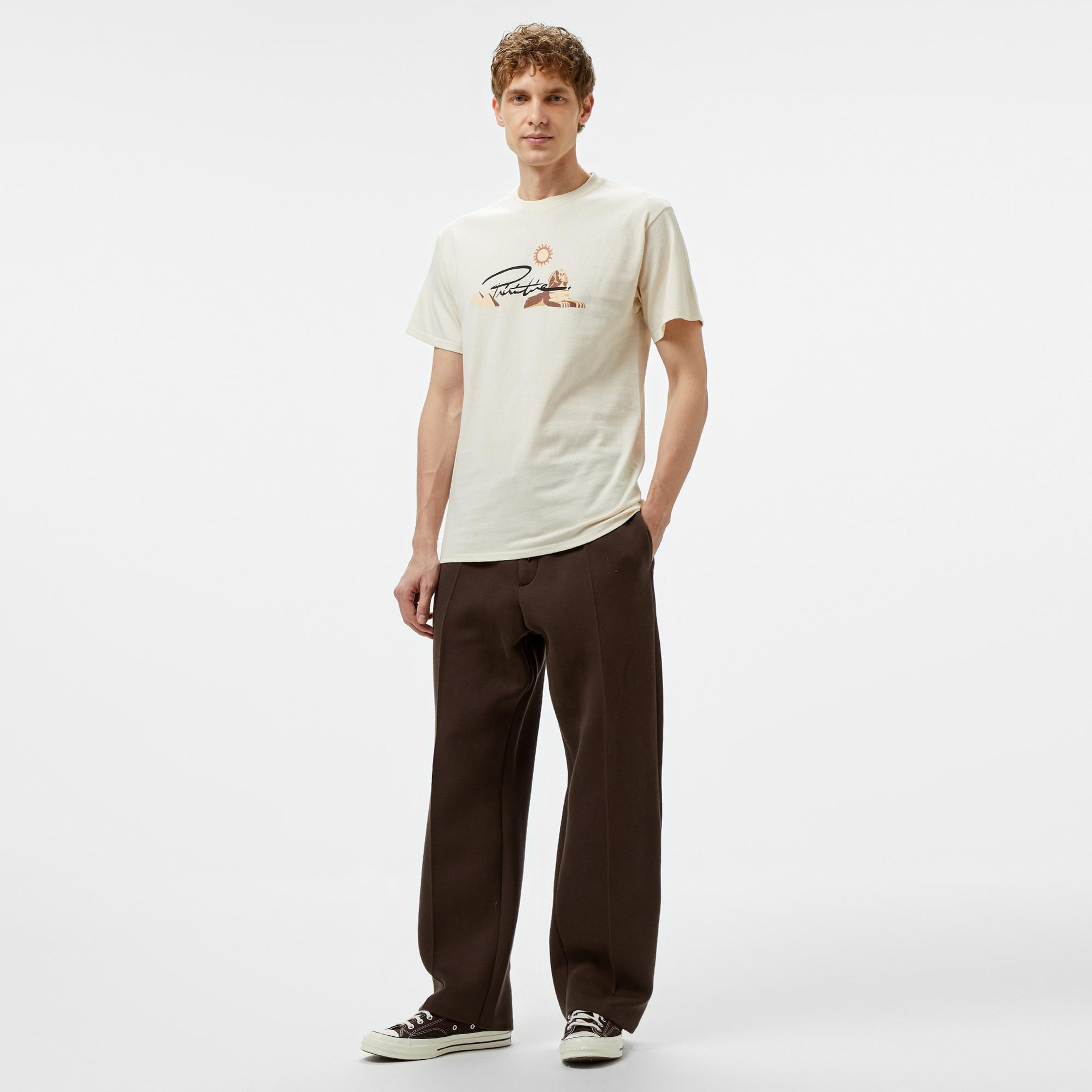 Primitive Passage Erkek Krem T-Shirt