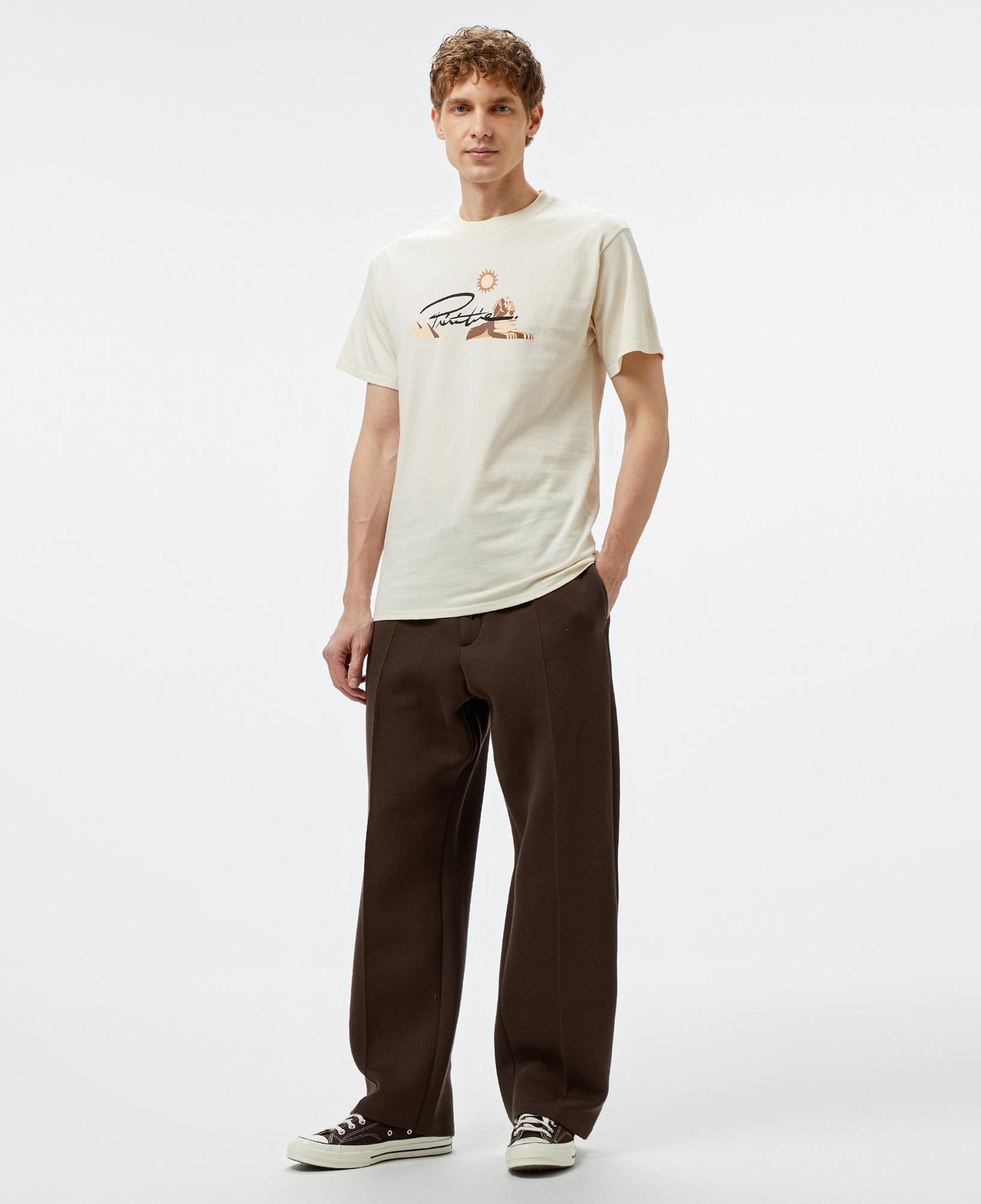 Primitive Passage Erkek Krem T-Shirt