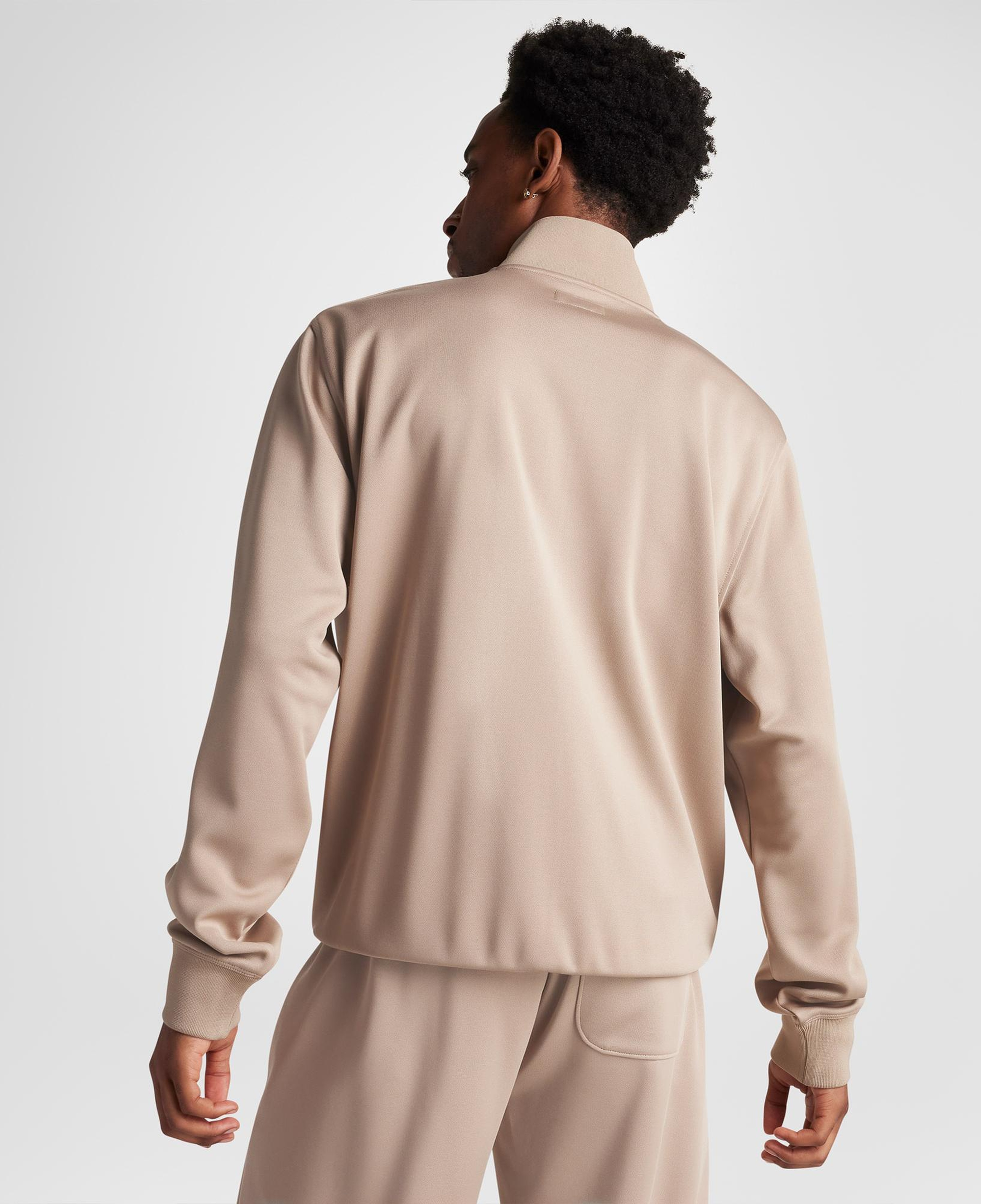 Converse Erkek Grafik Baskılı Bej Eşofman Üstü