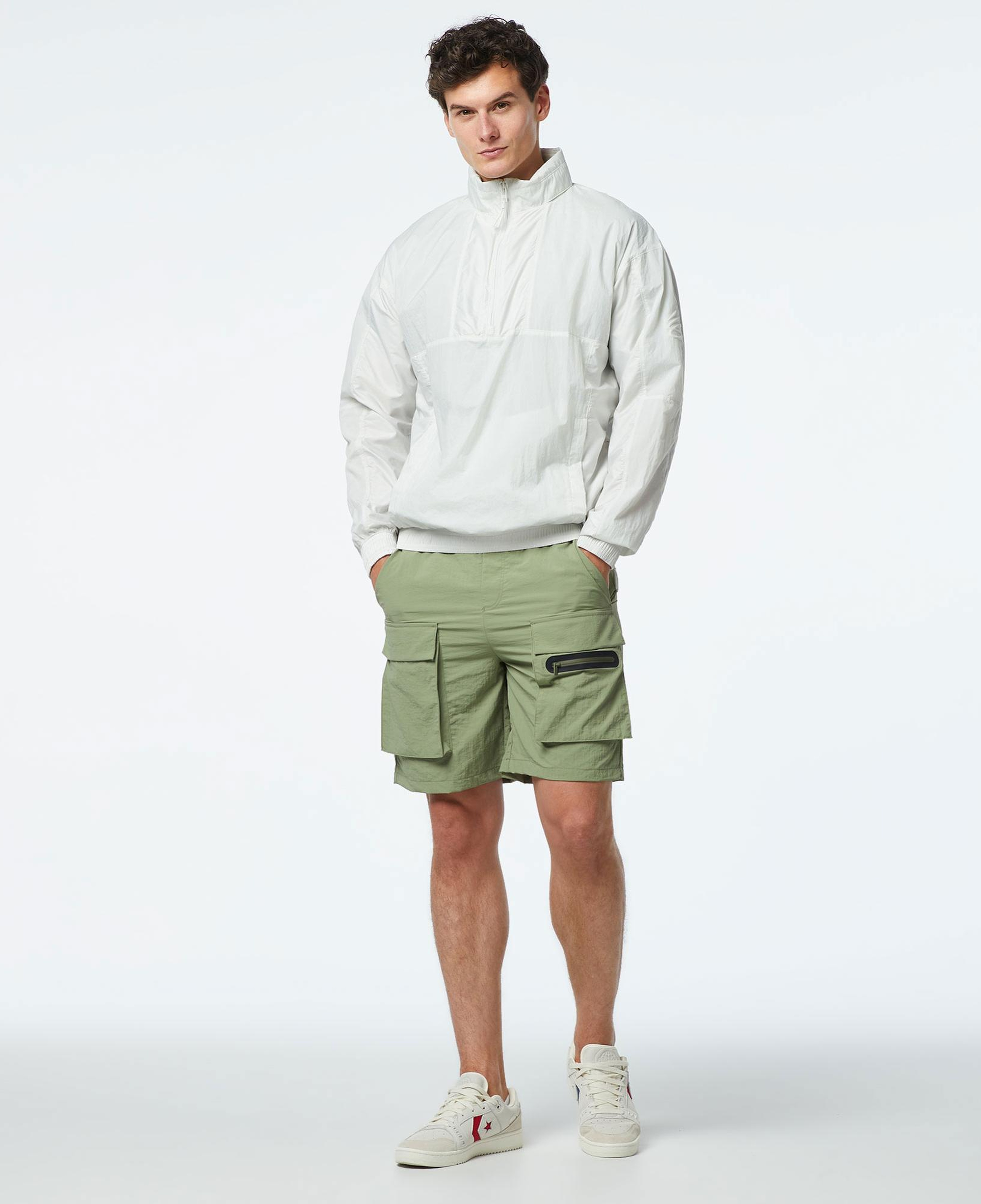 Under Armour Curry Woven Erkek Beyaz Ceket