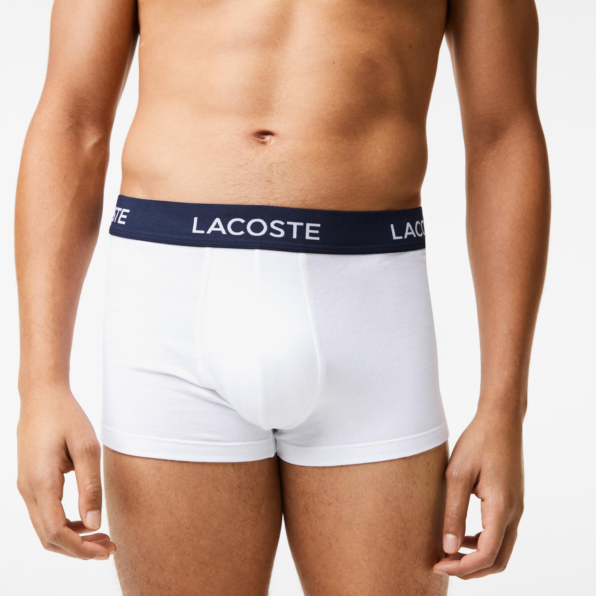 Lacoste Core Erkek 5'li Beyaz Boxer