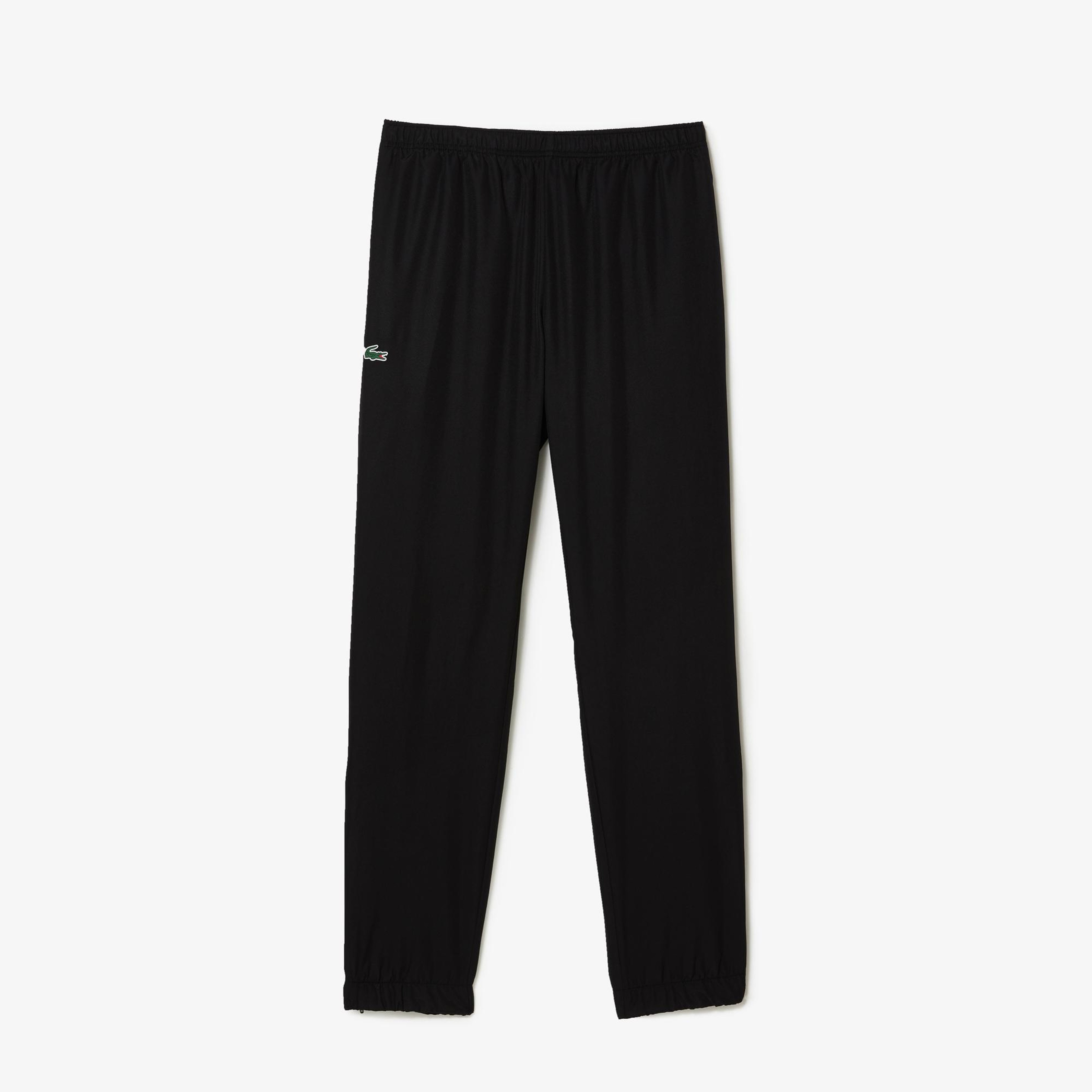 Lacoste Erkek Regular Fit Kapüşonlu Siyah Eşofman Takımı