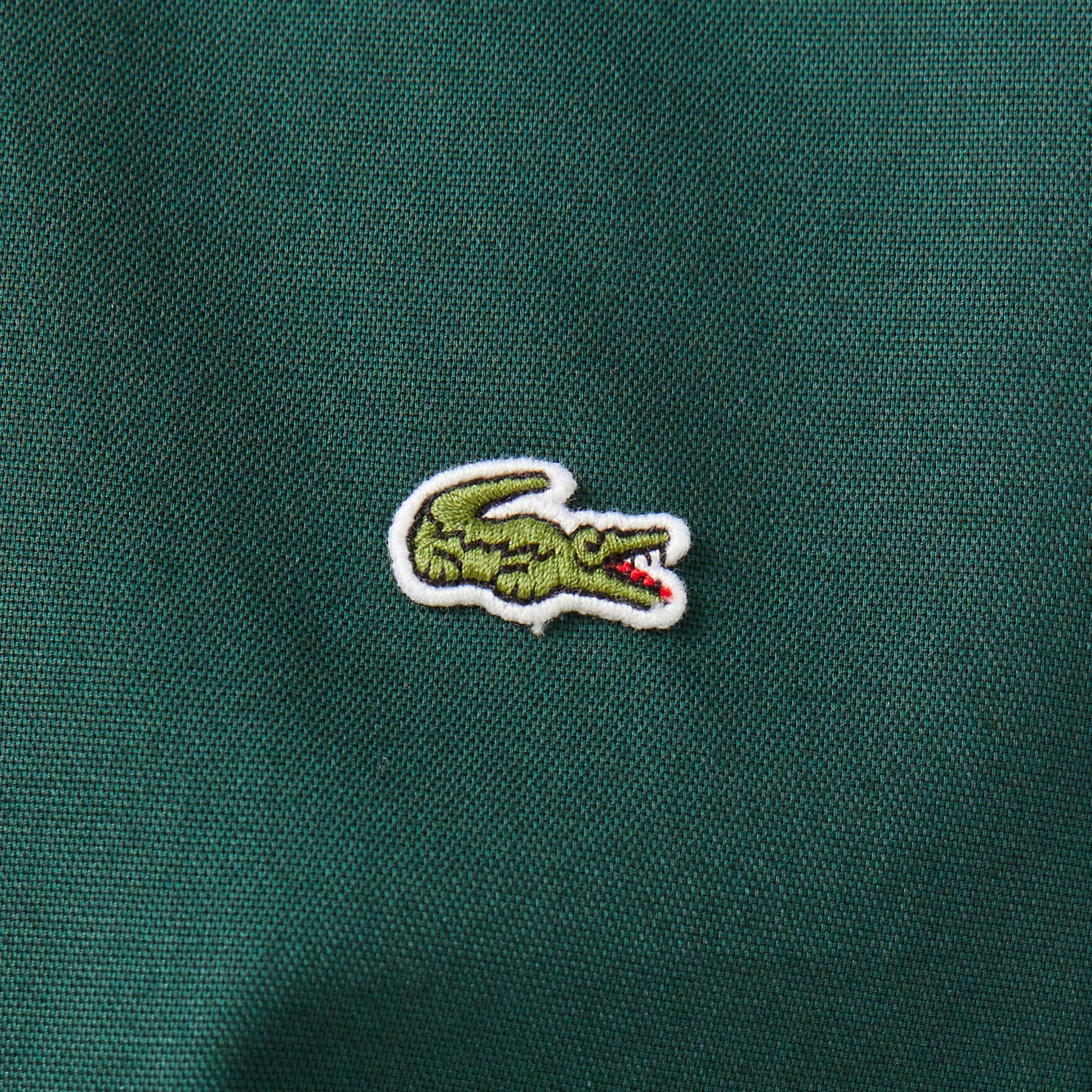 Lacoste Erkek Slim Fit Düğmeli Yaka Yeşil Gömlek