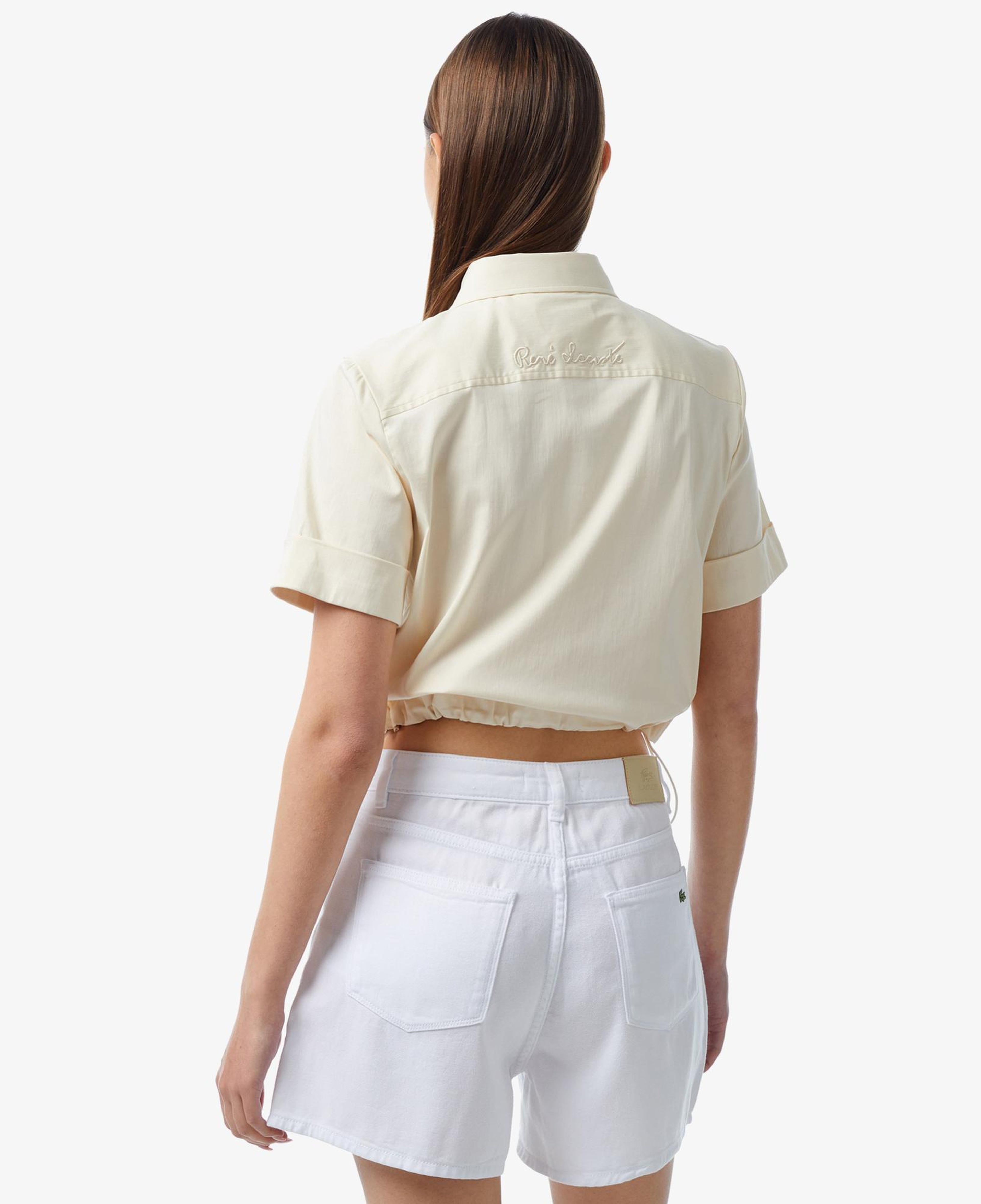 Lacoste Classic Kadın Beyaz Gömlek