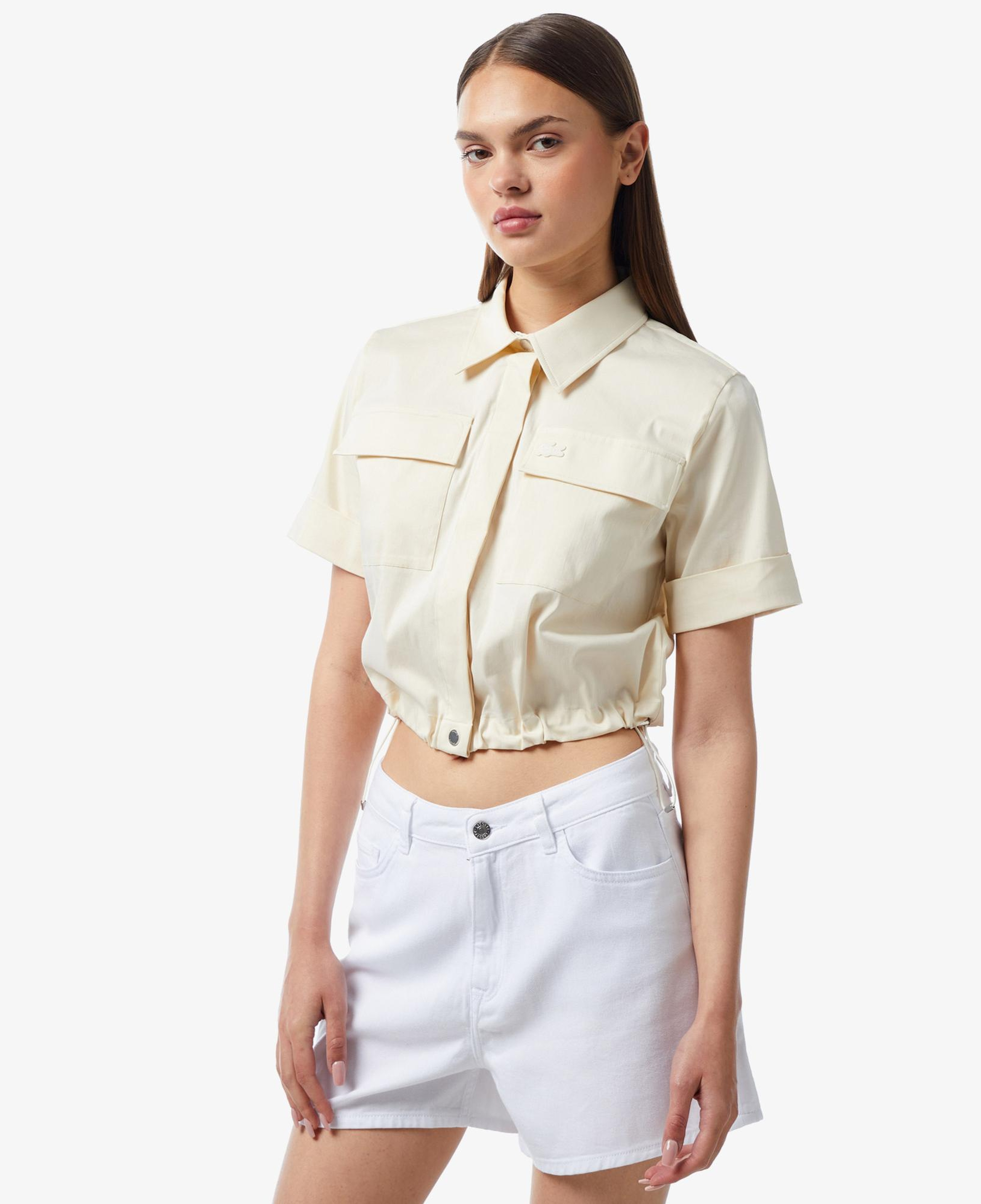 Lacoste Classic Kadın Beyaz Gömlek