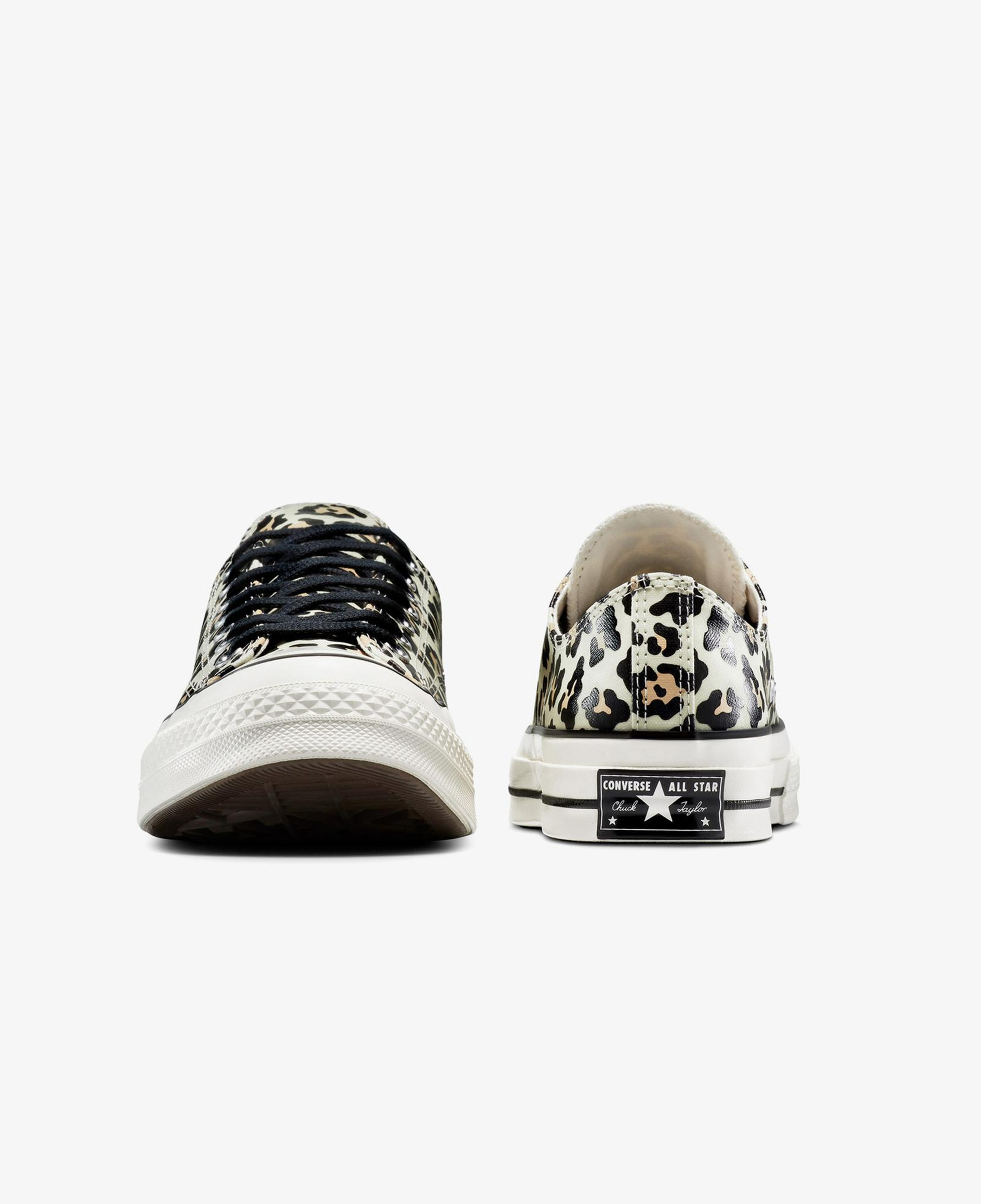 Converse Chuck 70 Glow In The Dark Leopard Print Kadın Krem Sneaker