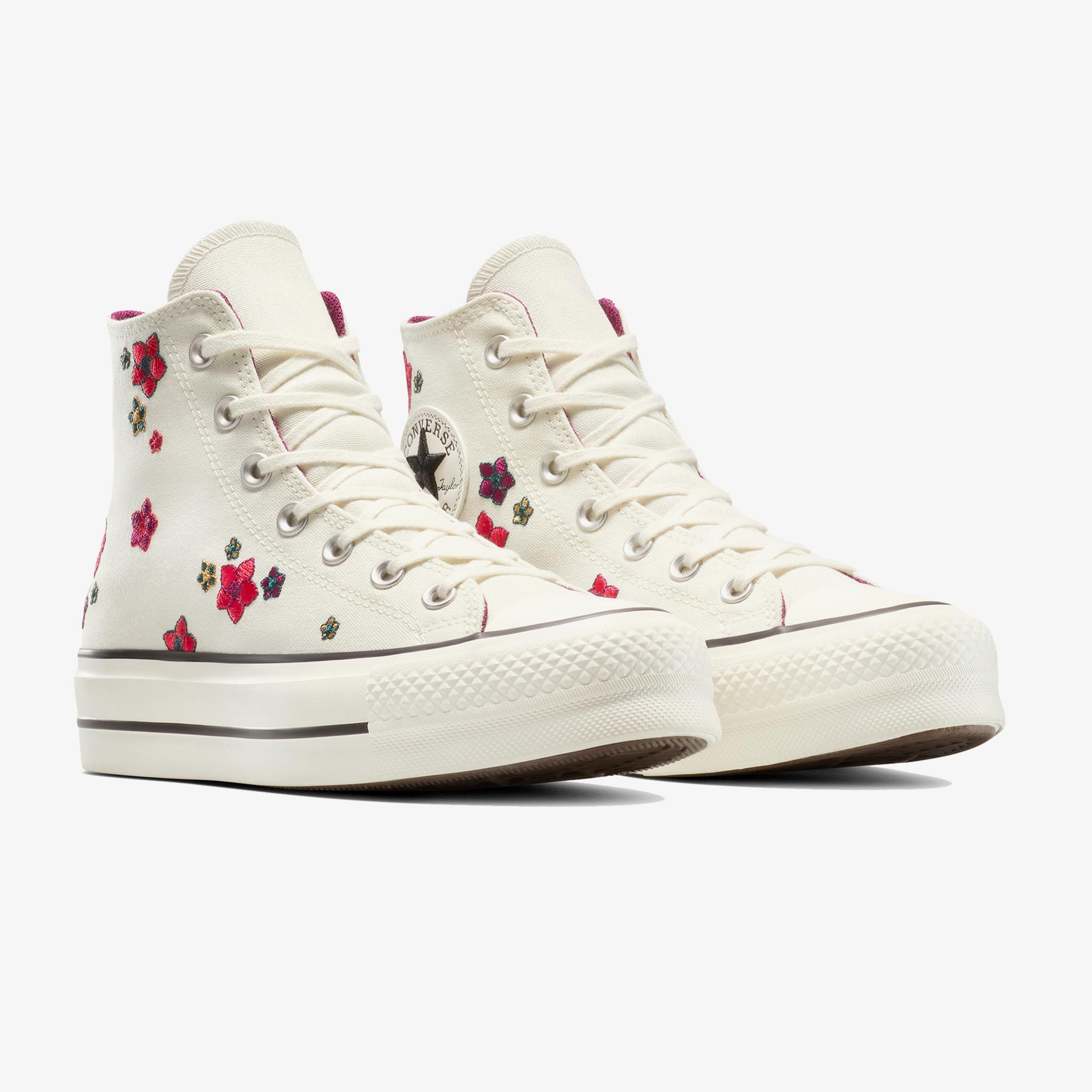 Converse Chuck Taylor All Star Lift Kadın Krem Sneaker