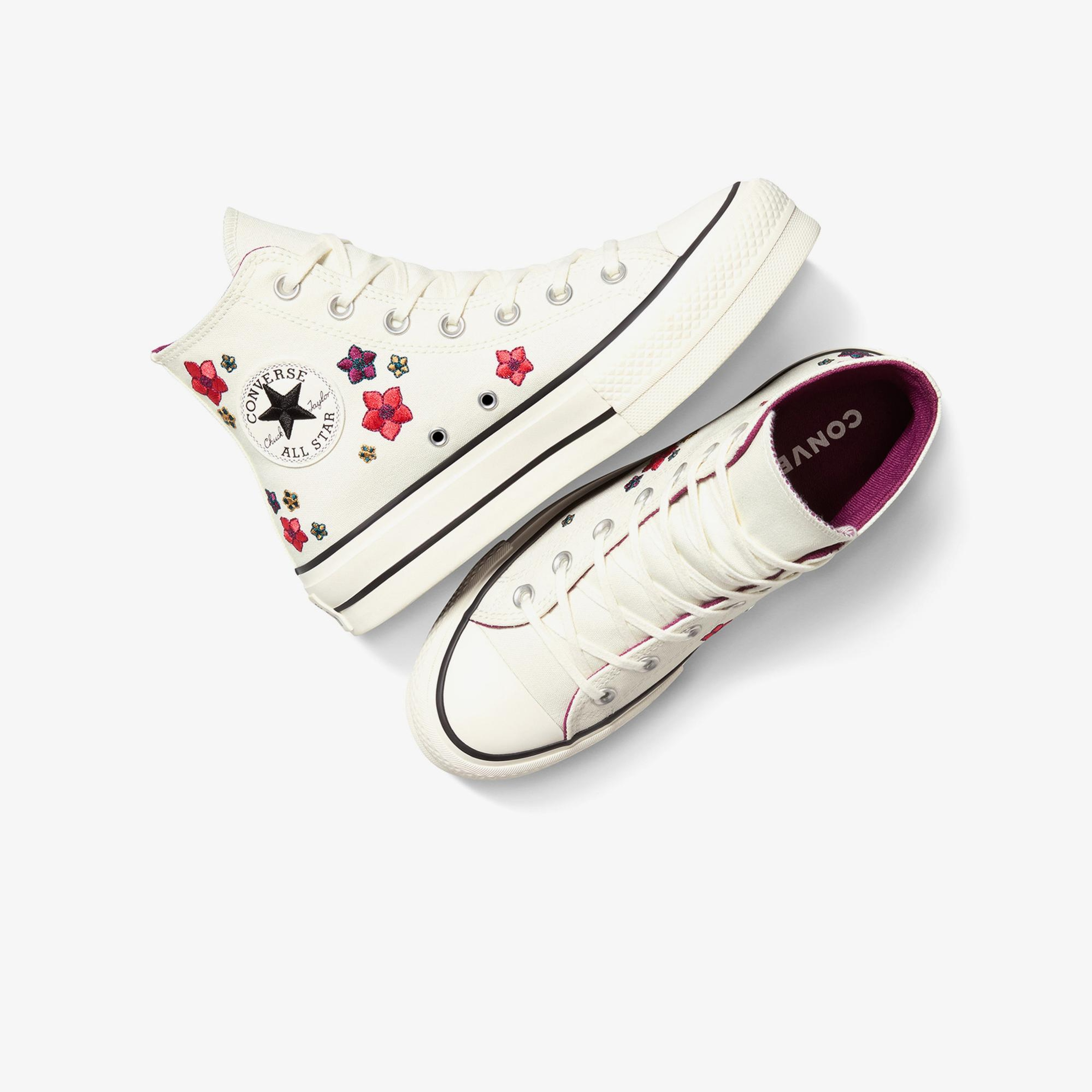 Converse Chuck Taylor All Star Lift Kadın Krem Sneaker