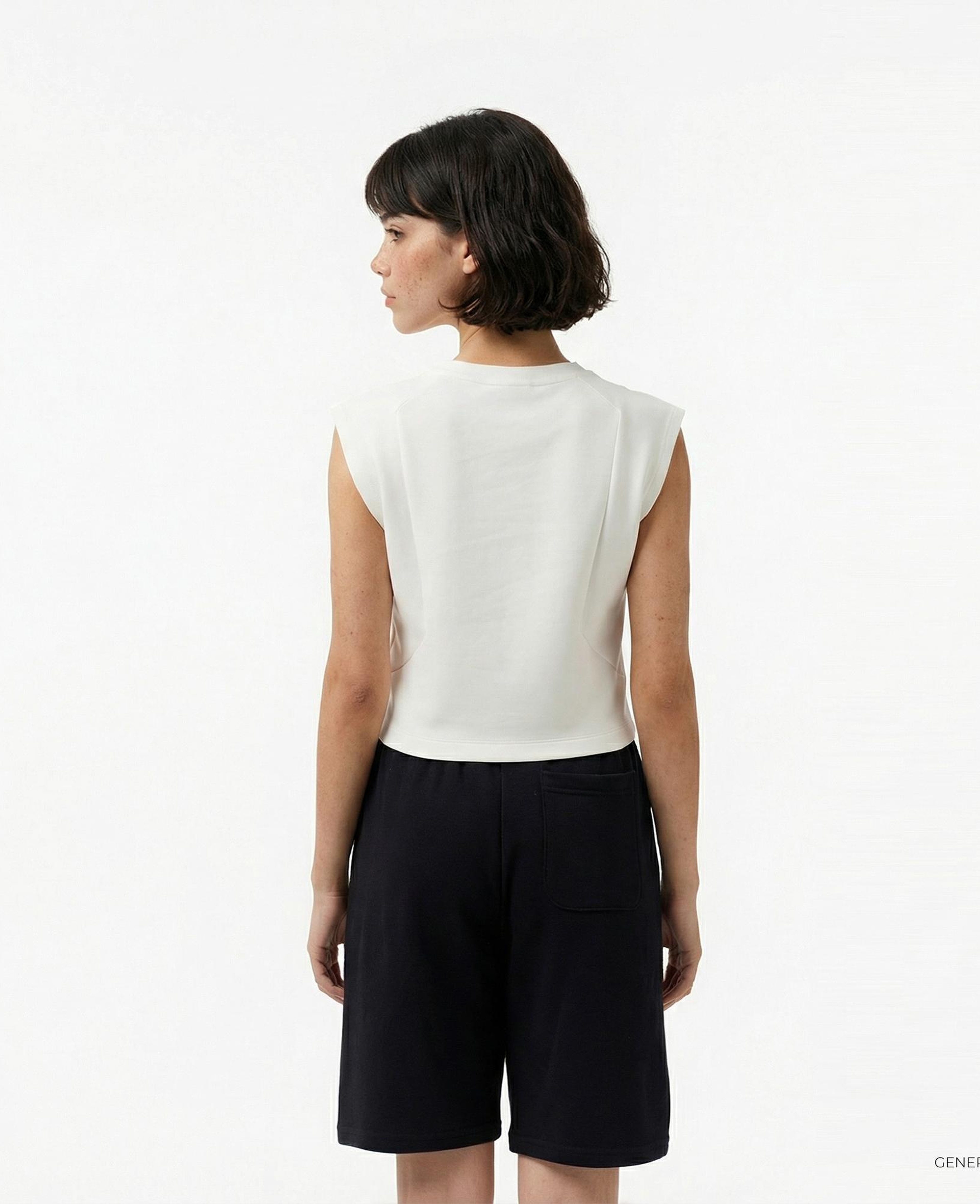 Converse Star Chevron Baskılı Kadın Beyaz T-Shirt