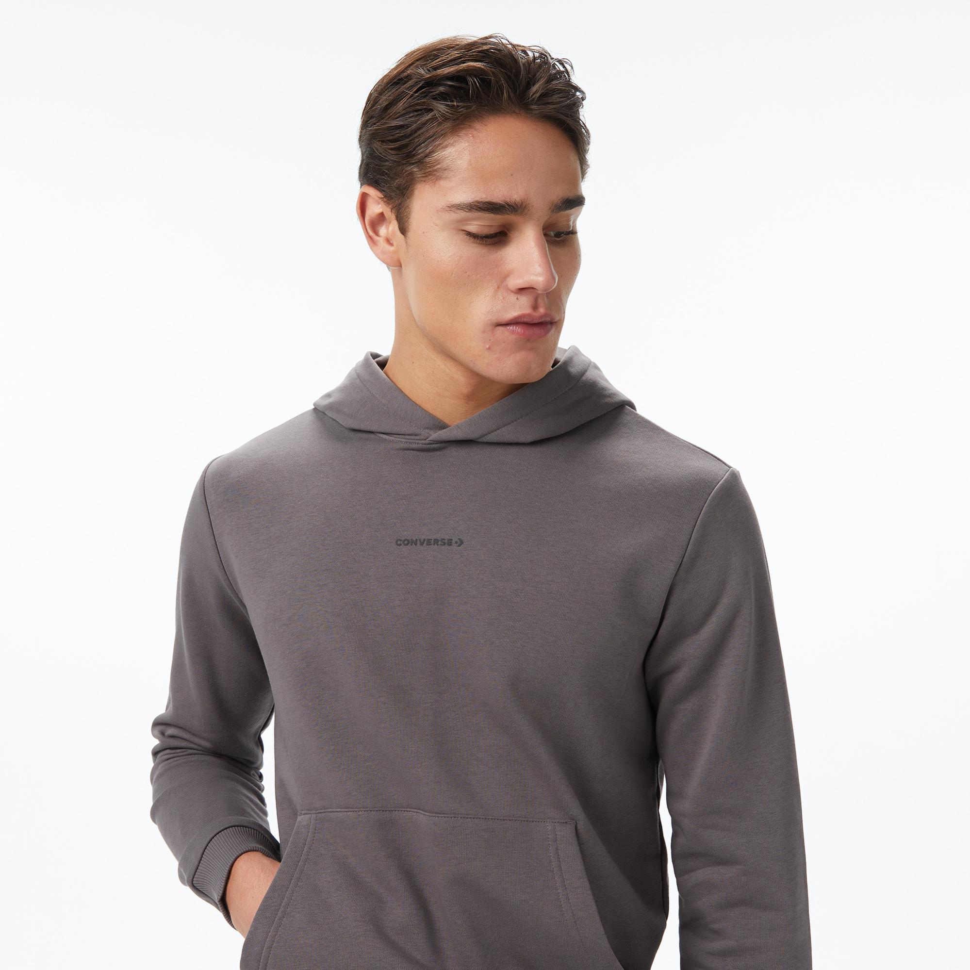 Converse Erkek Gri Sweatshirt