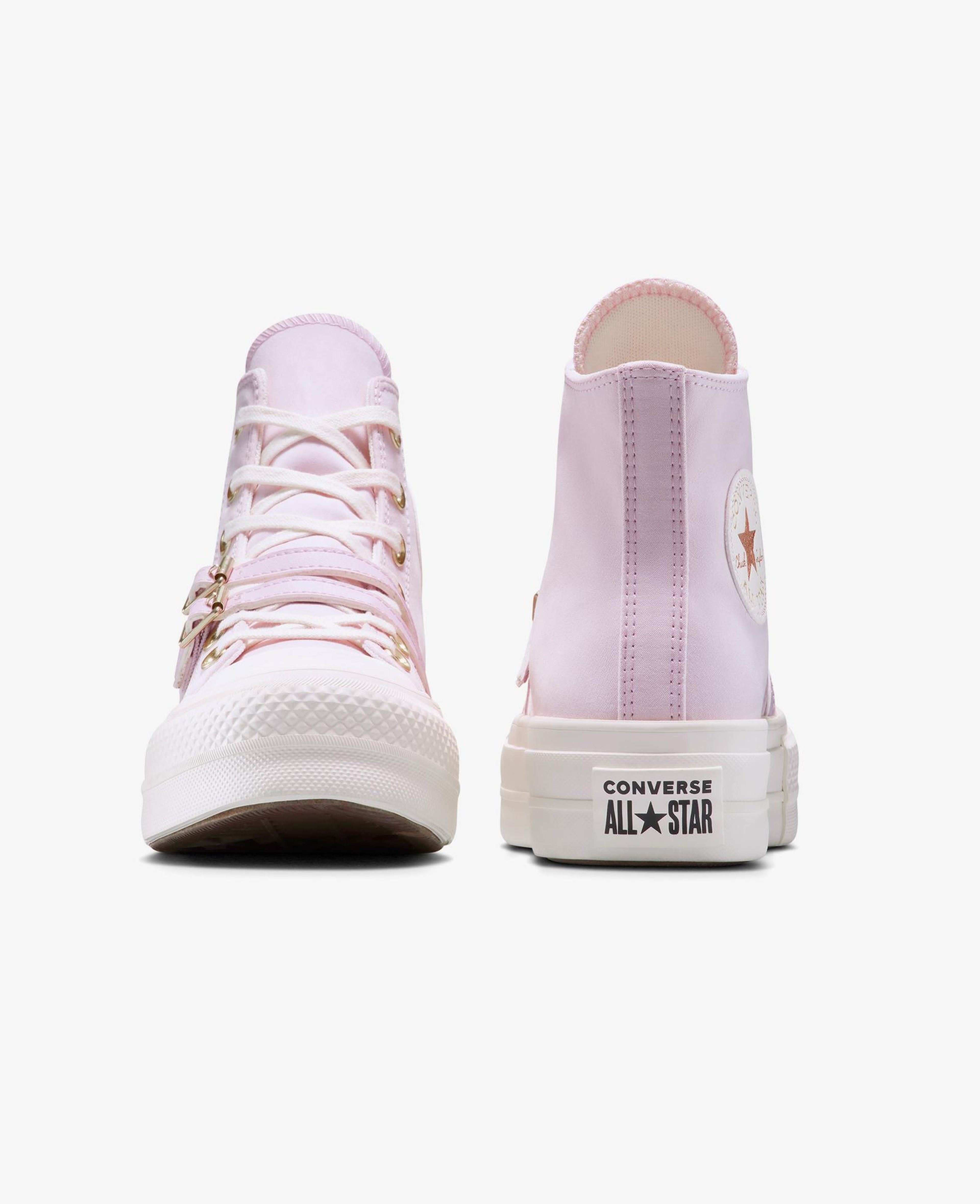 Converse Chuck Taylor All Star Lift Platform Buckle Unisex Pembe Sneaker