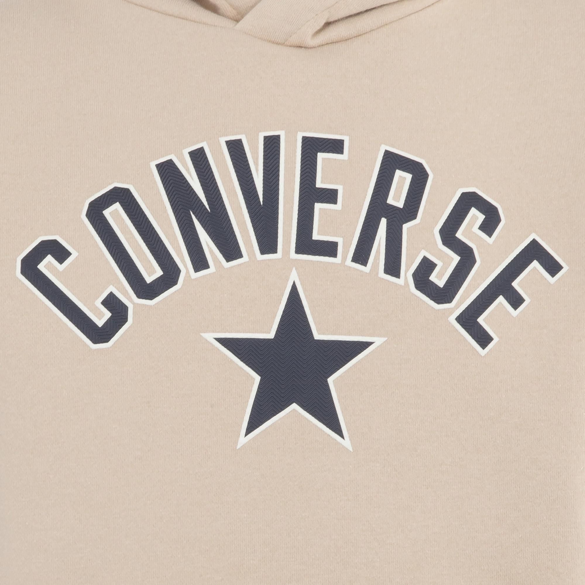 Converse Arch Flc Çocuk Bej Hoodie