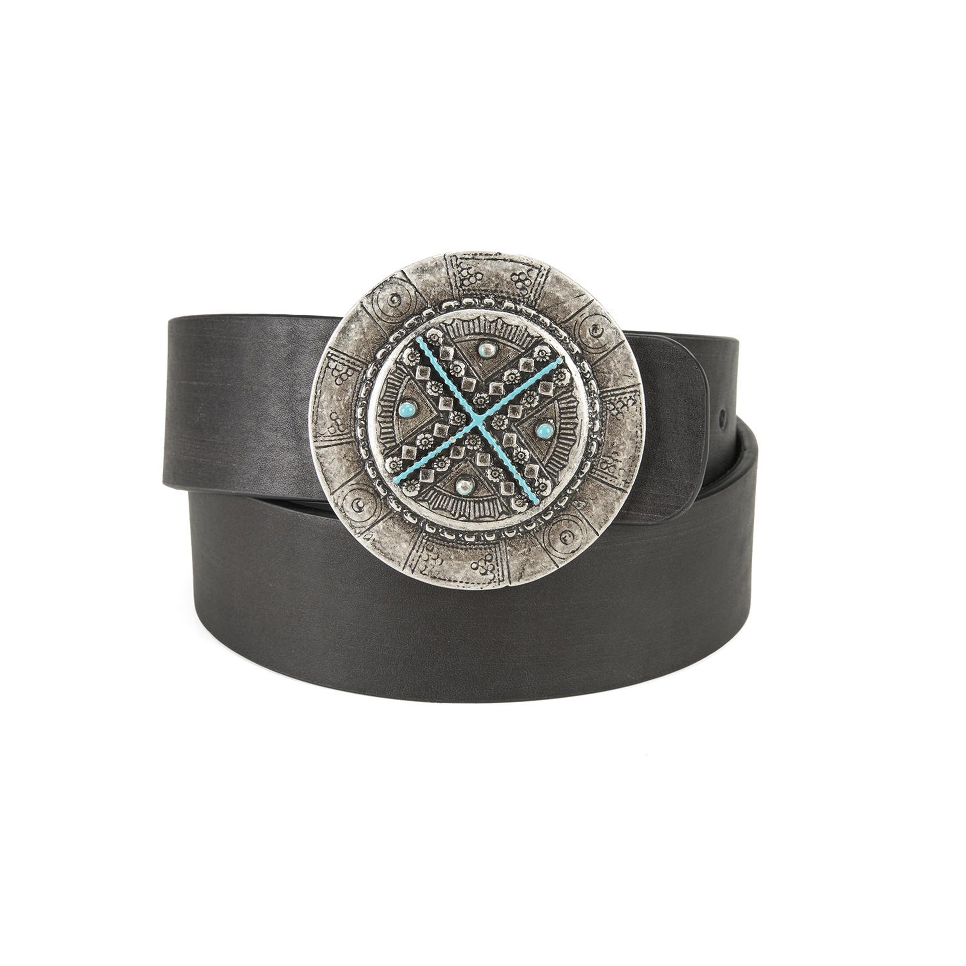 Ember Siyah Kadın Deri Kemer