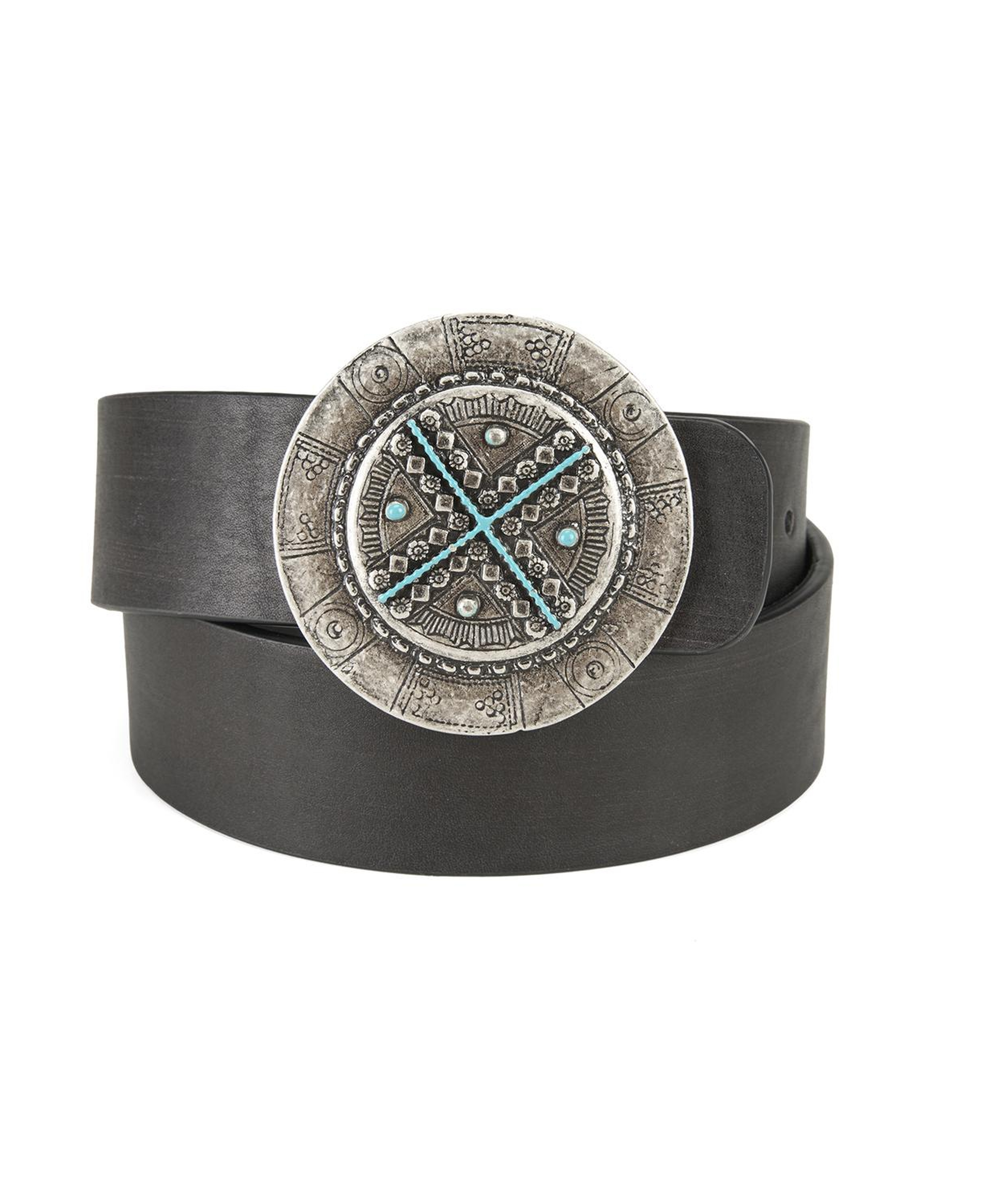 Ember Siyah Kadın Deri Kemer