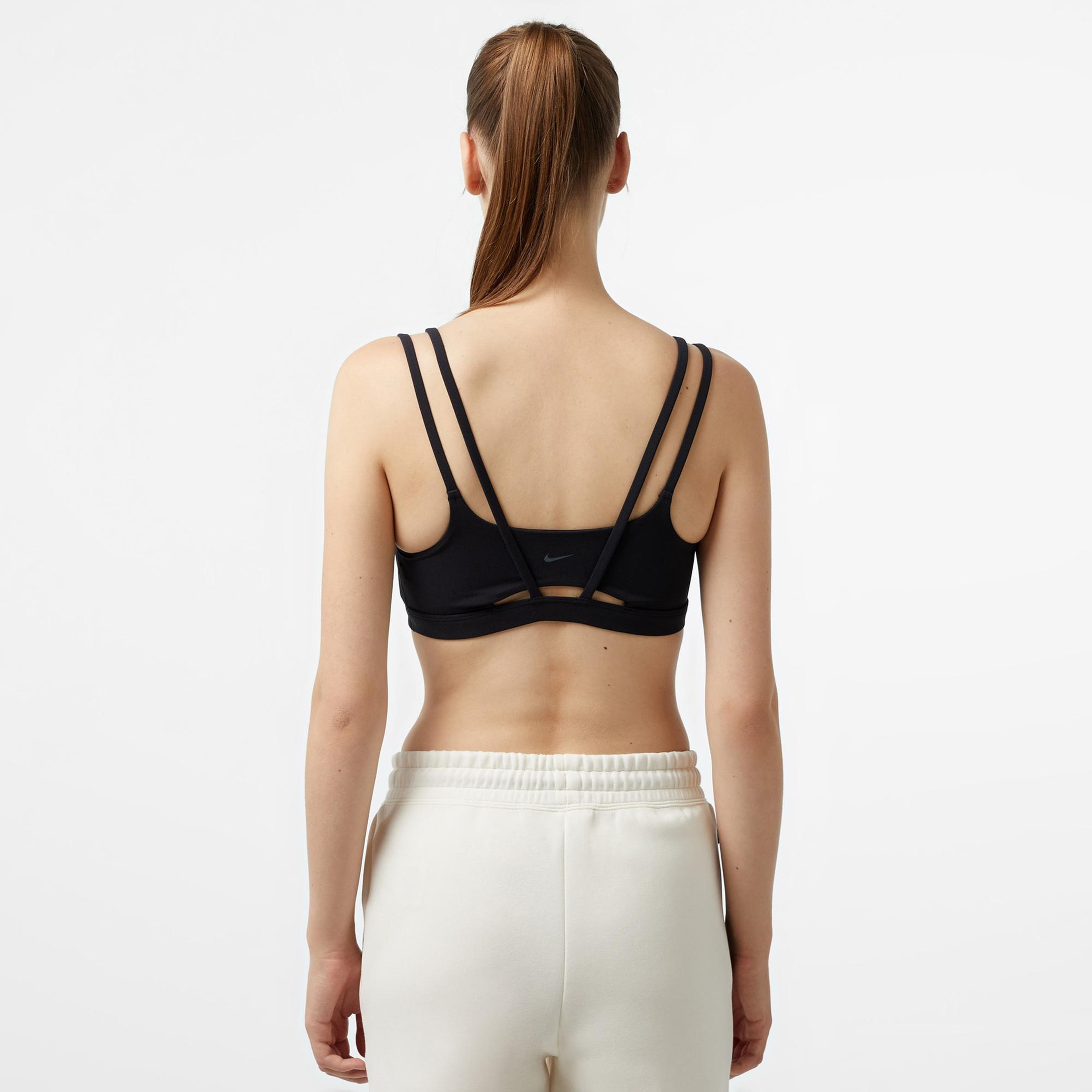 Nike Dri-Fit Zenvy Starppy Kadın Siyah Bra