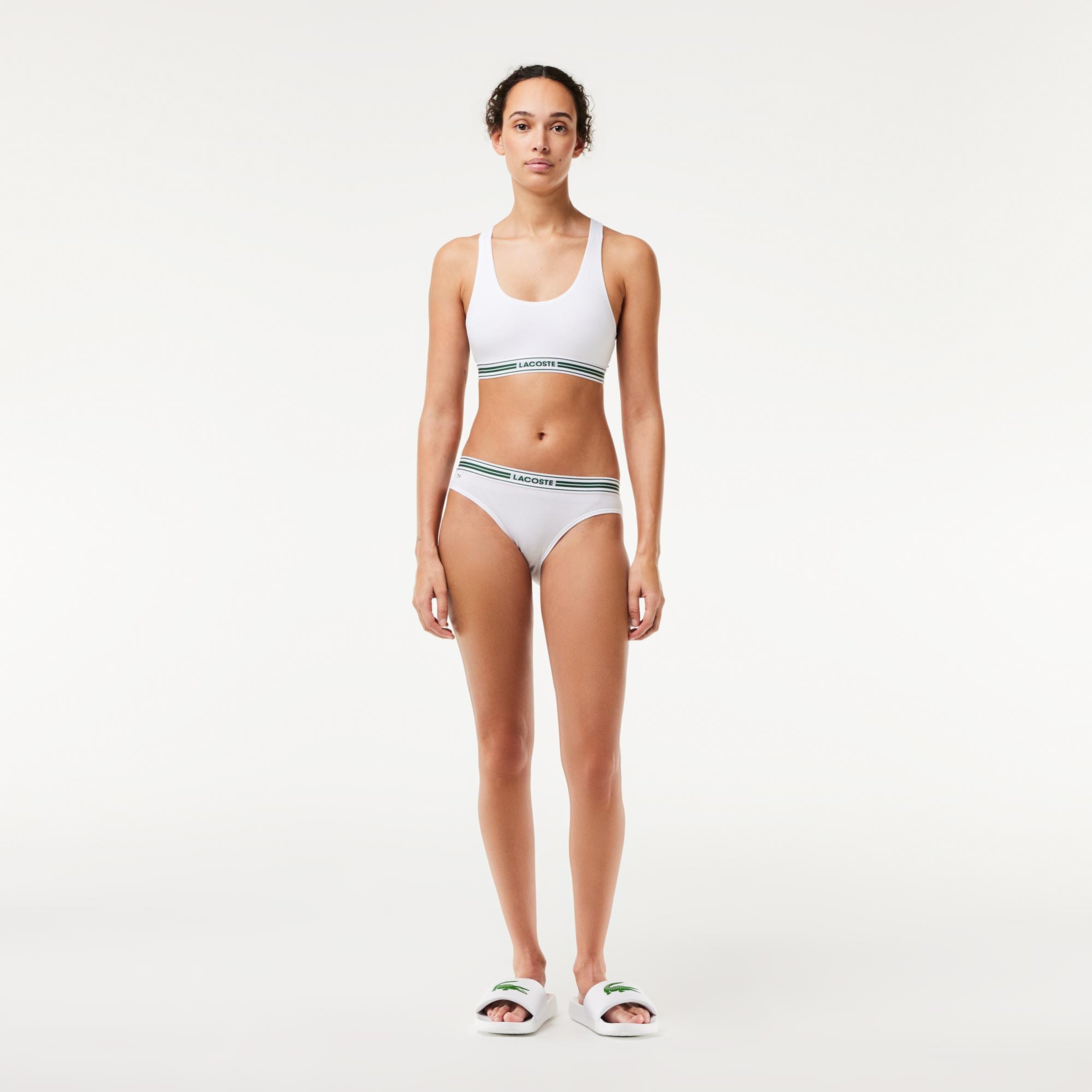 Lacoste Kadın Beyaz Bra