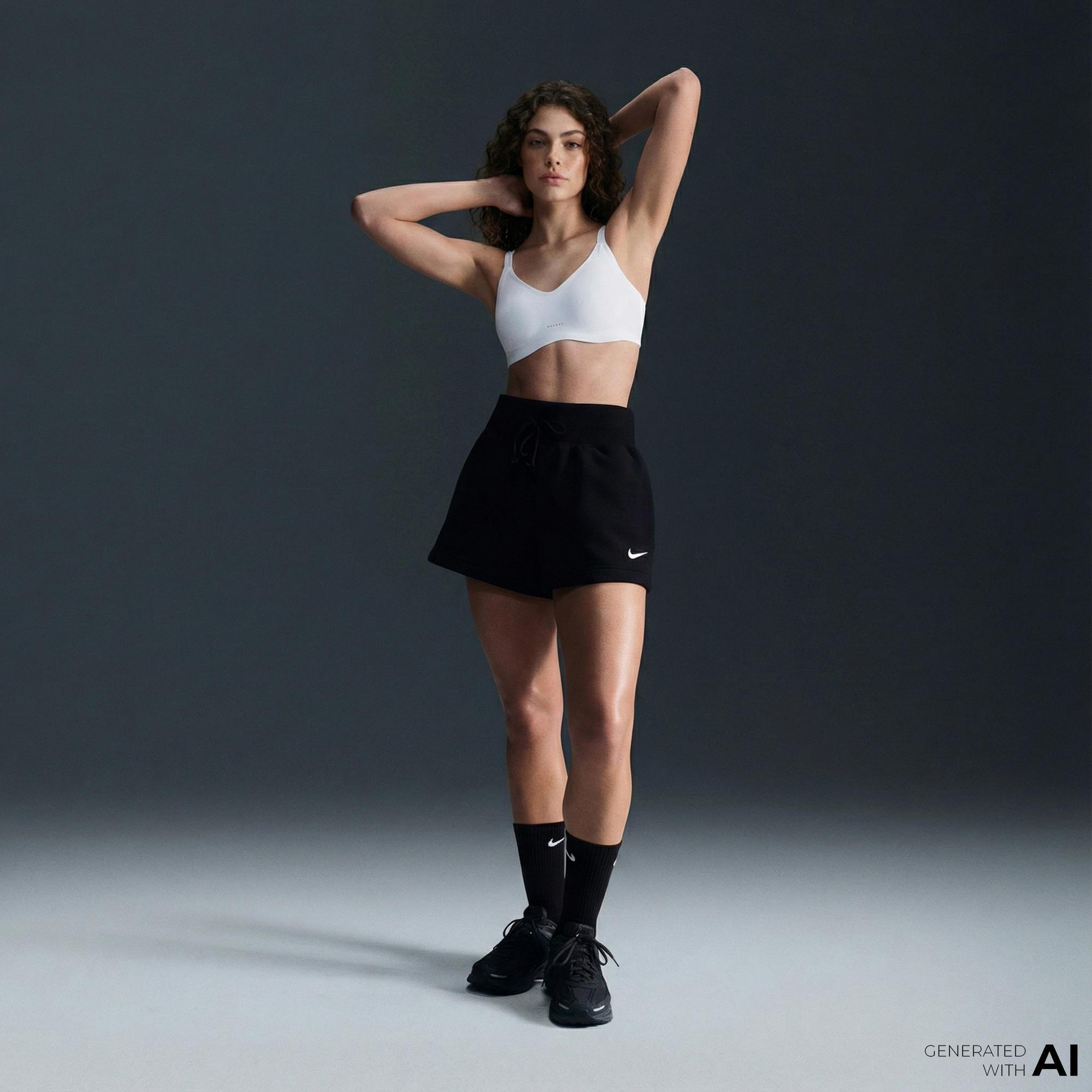 Nike Alate Minimalist Kadın Beyaz Bra