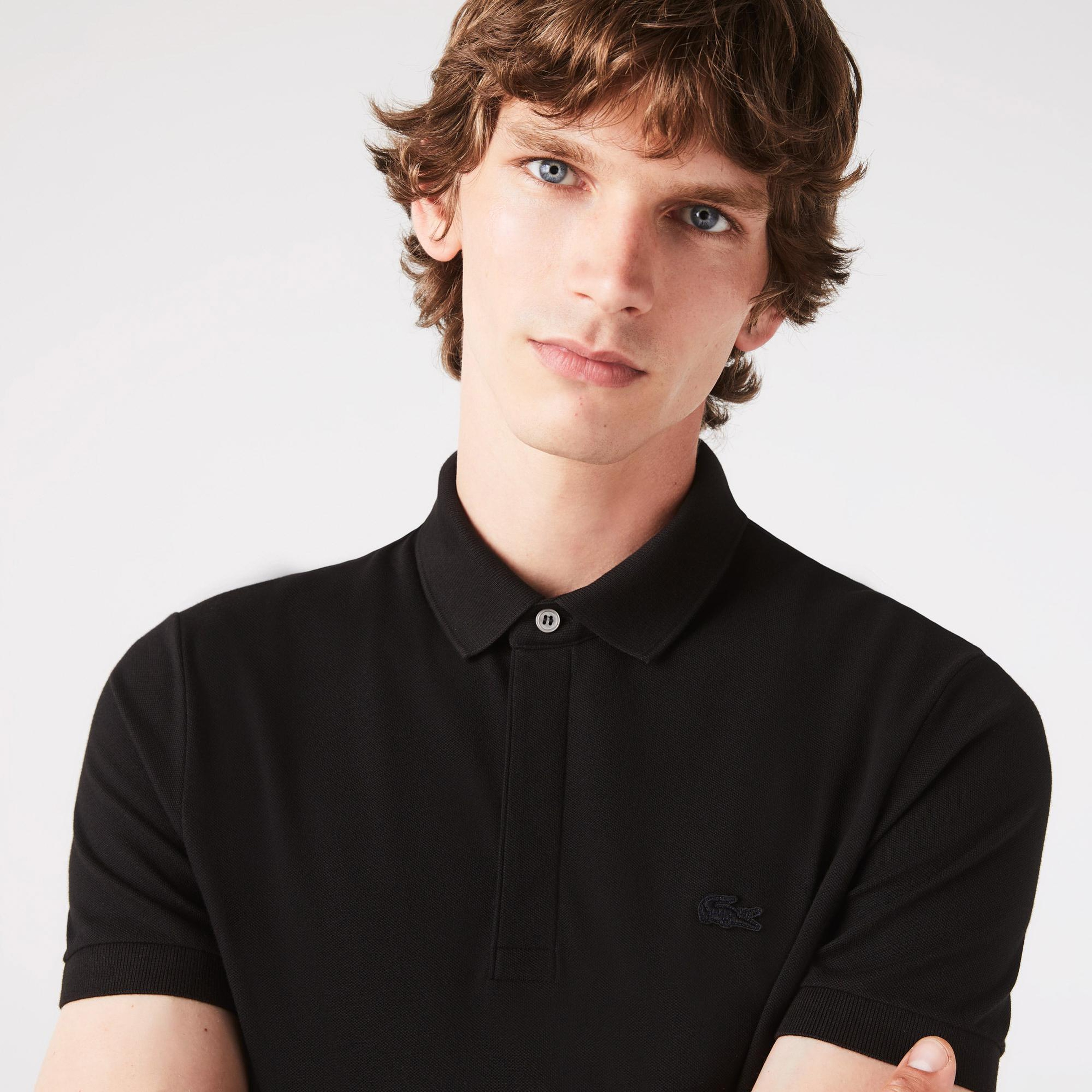 Lacoste Paris Erkek Regular Fit Siyah Polo