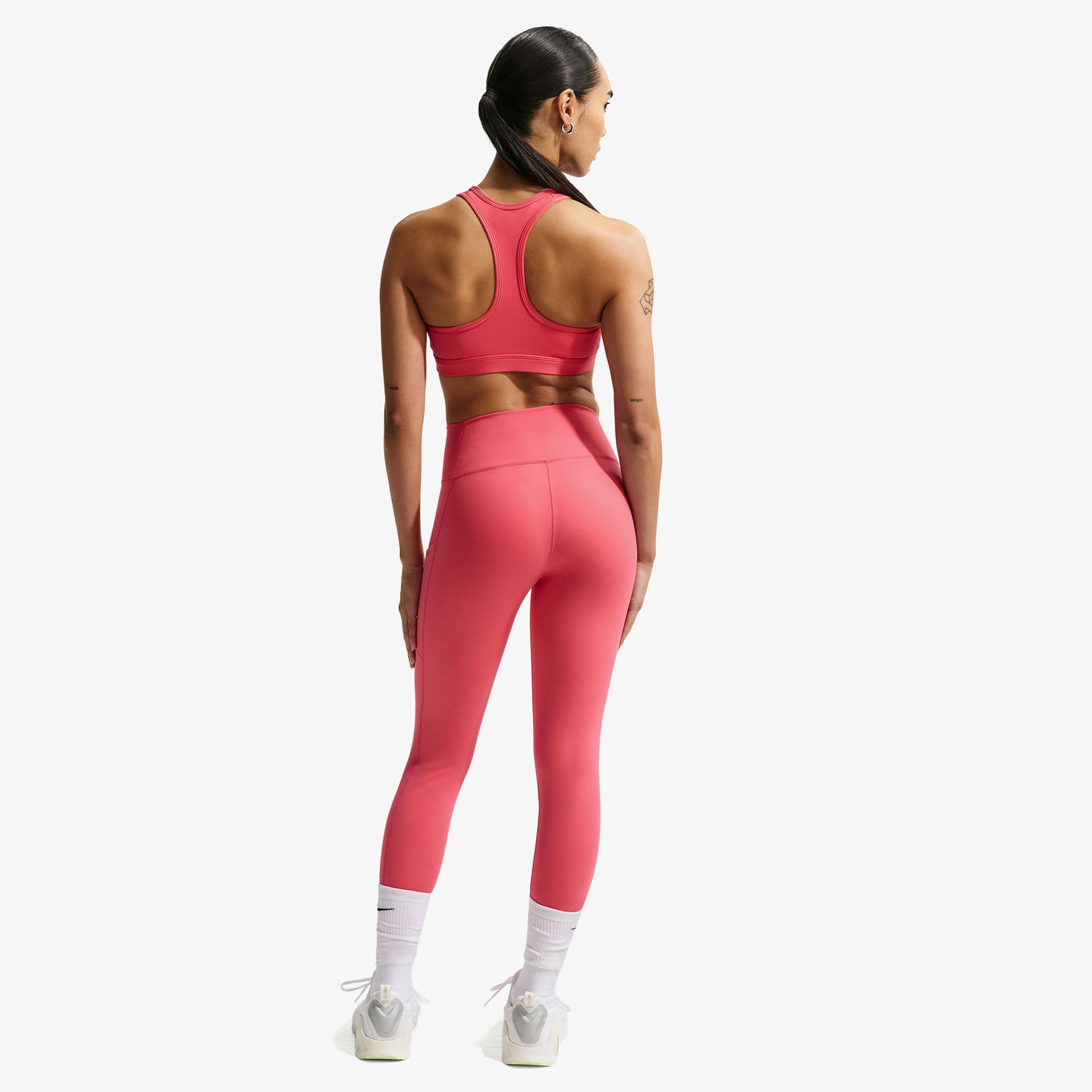 Nike Swoosh Medium Support Kadın Pembe Bra
