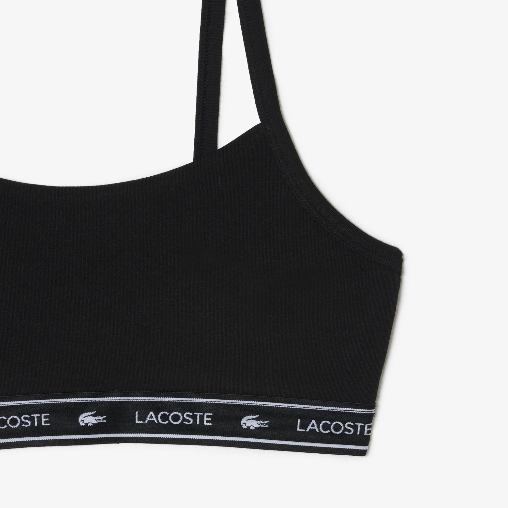 Lacoste Kadın Siyah Bra