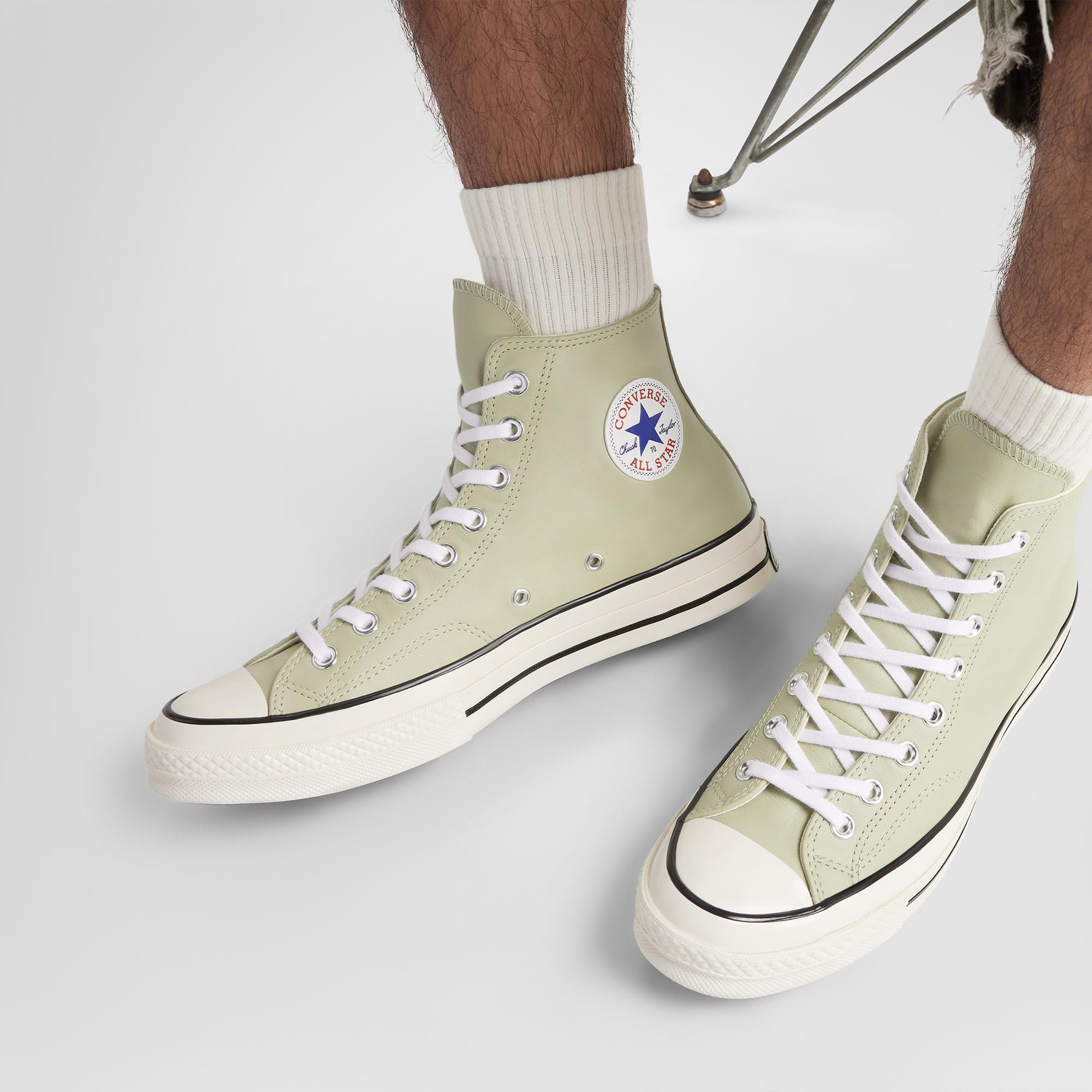 Converse Chuck 70 Unisex Yeşil Deri Sneaker