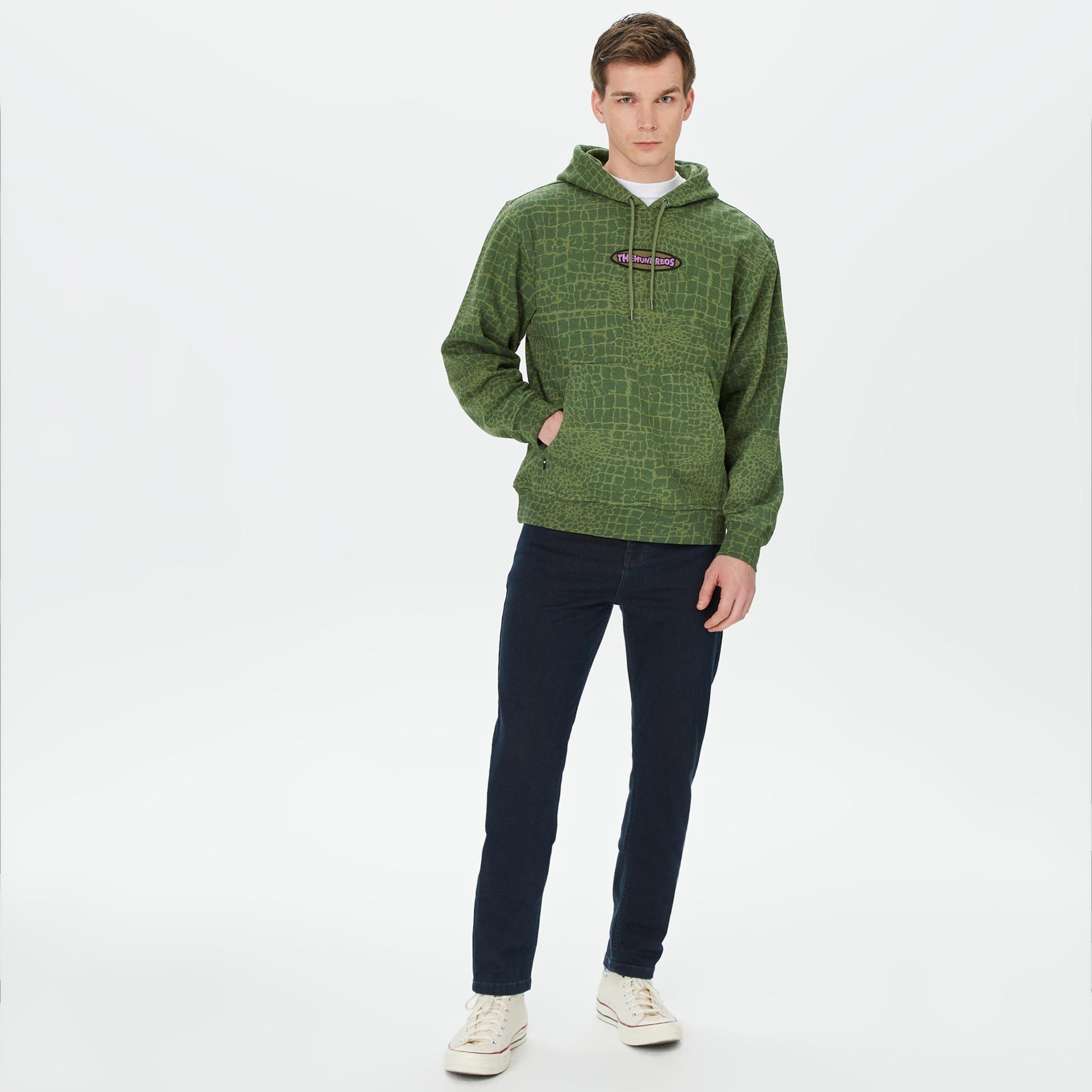 The Hundreds Croc Erkek Yeşil Hoodie