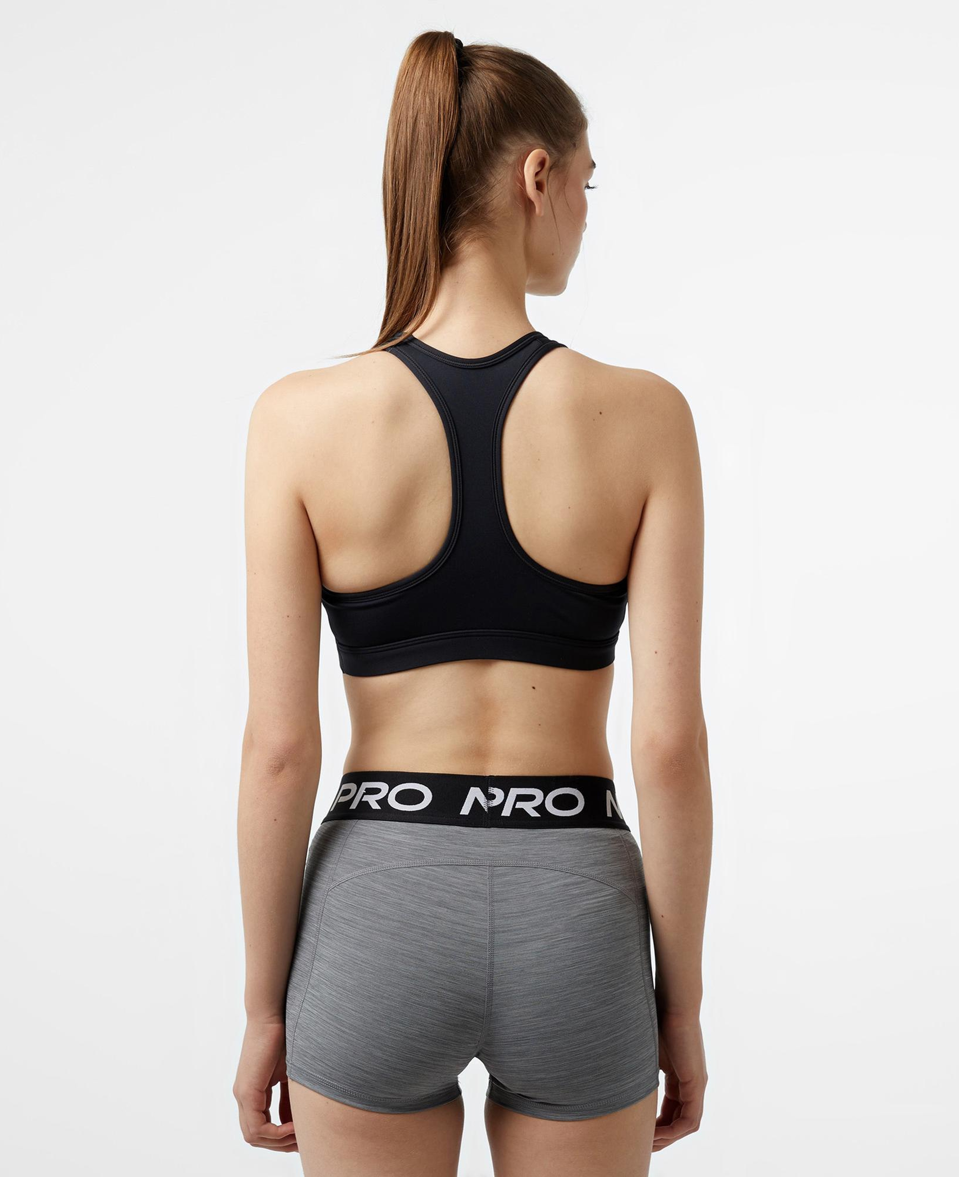 Nike Swoosh Med Sport Kadın Siyah Bra