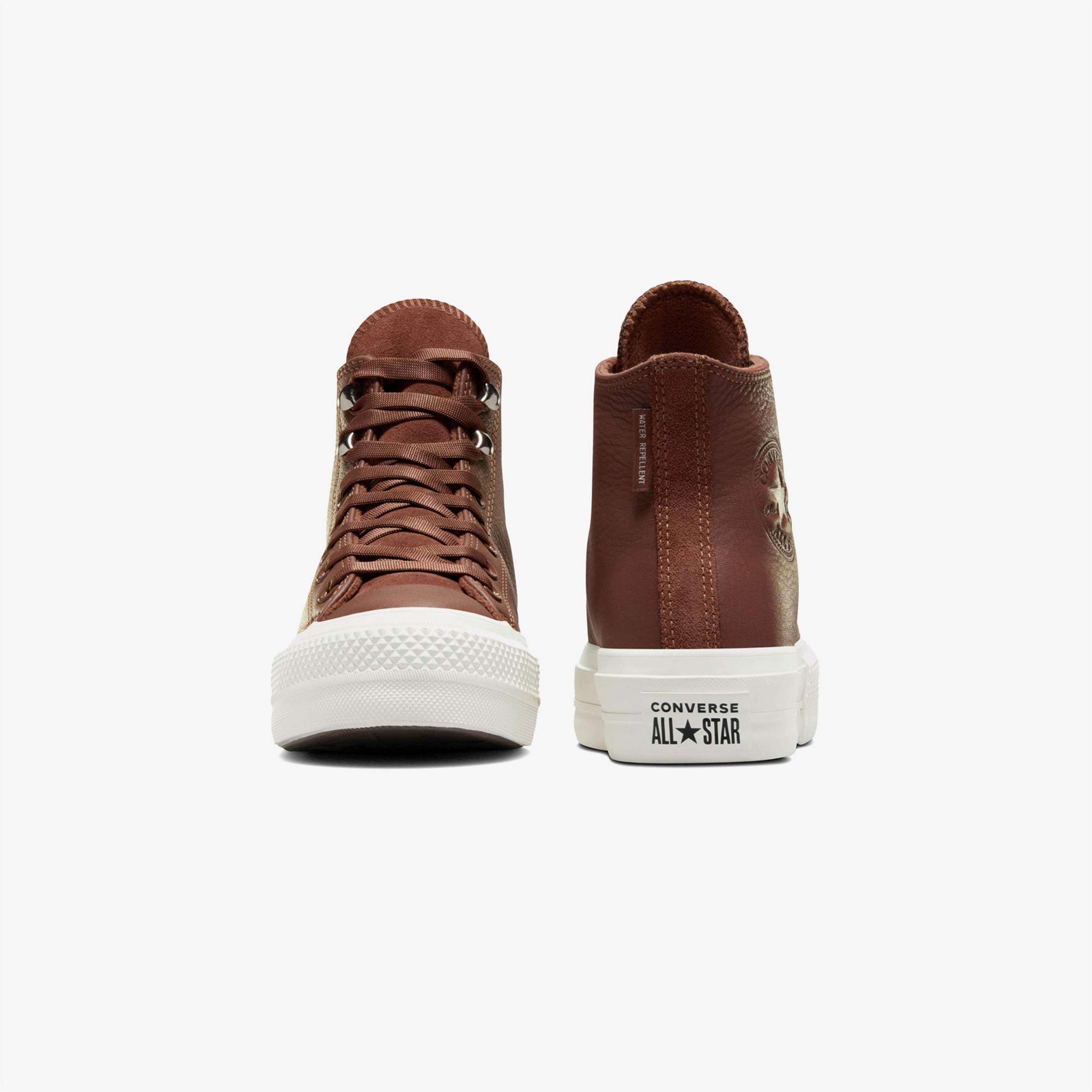 Converse Ctas Lift Hi Bear Kadın Kahverengi Sneaker