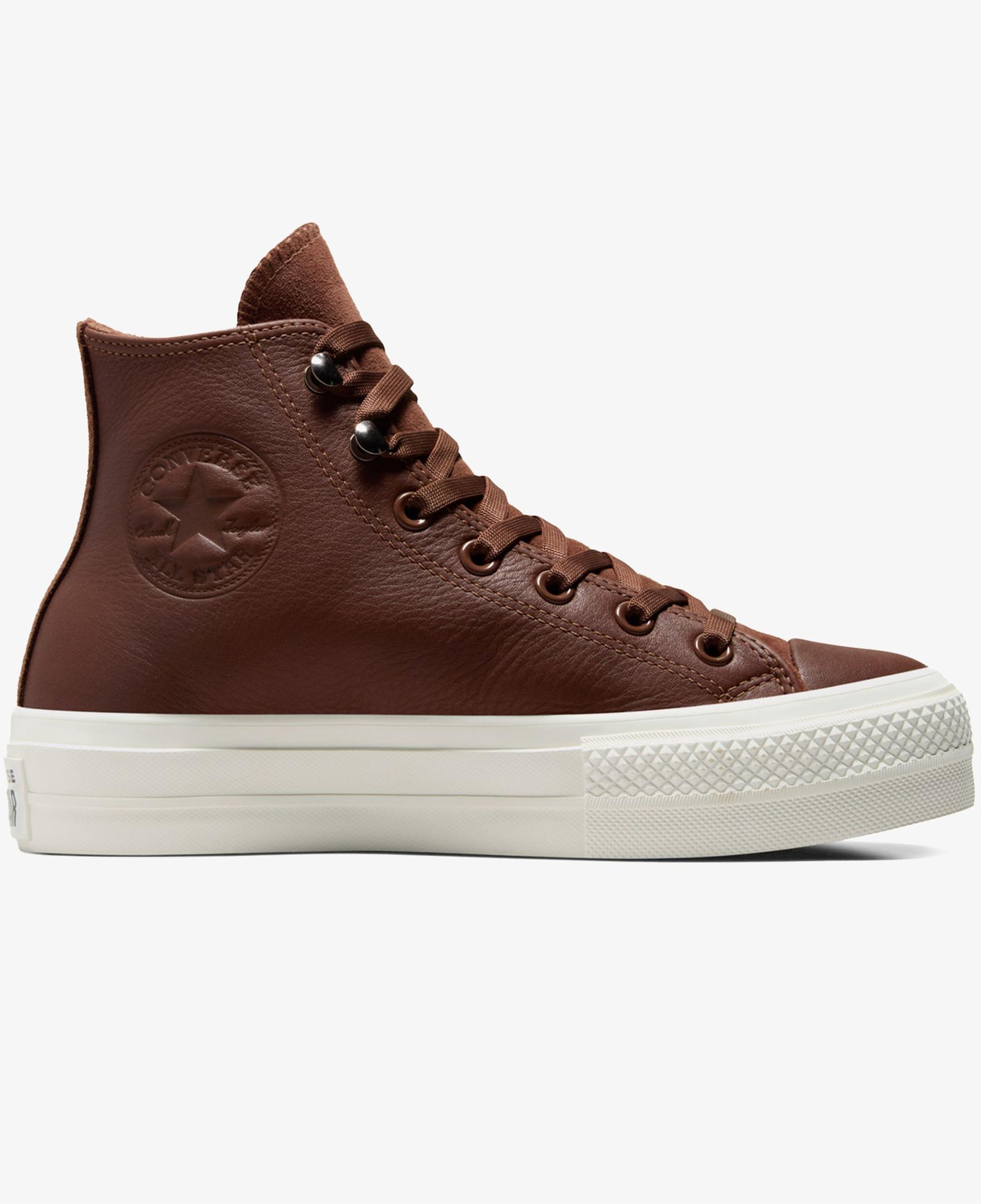 Converse Ctas Lift Hi Bear Kadın Kahverengi Sneaker
