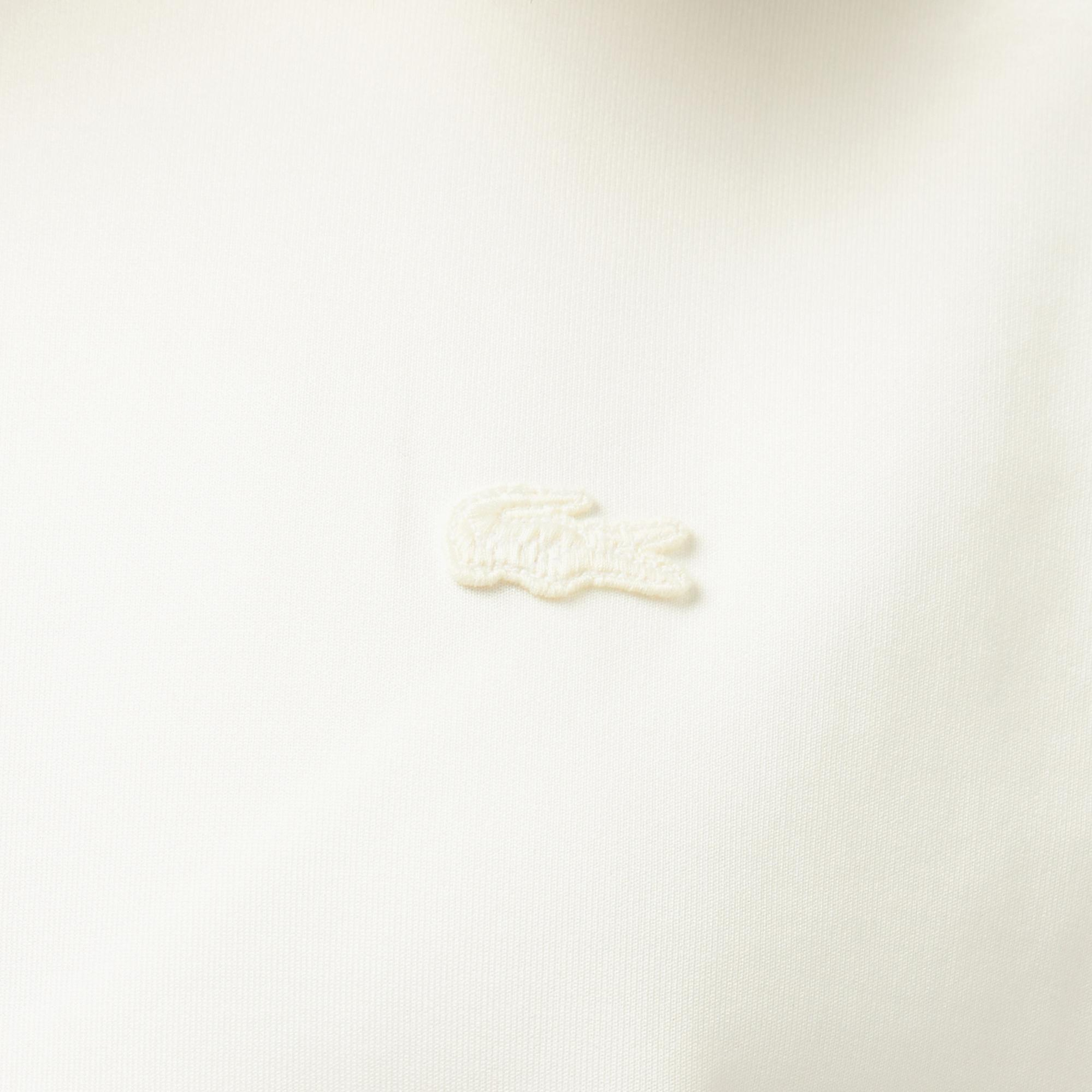 Lacoste Kadın Bisiklet Yaka Beyaz T-Shirt