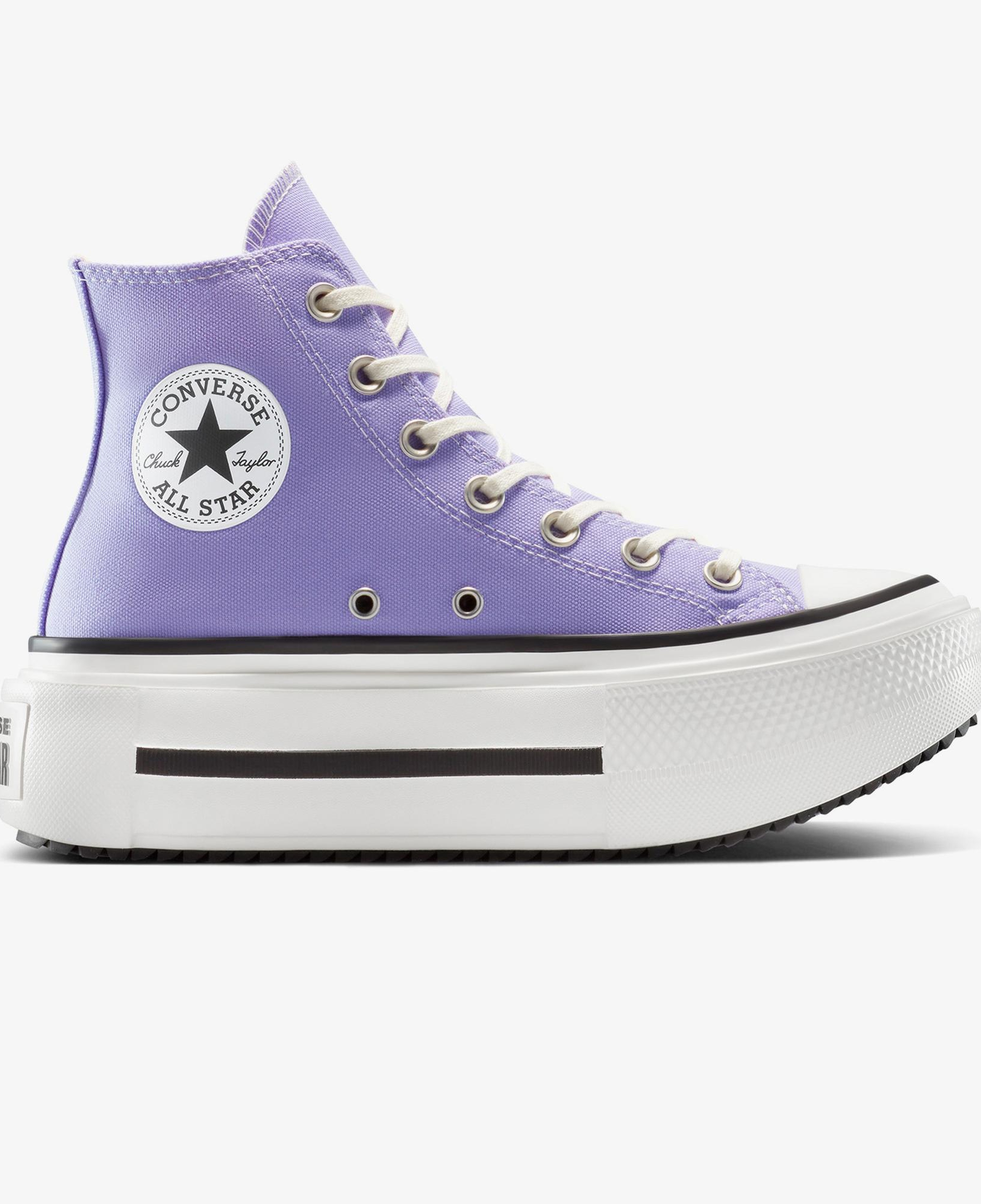 Converse Chuck Taylor All Star Lift Double Stack Unisex Mor Sneaker
