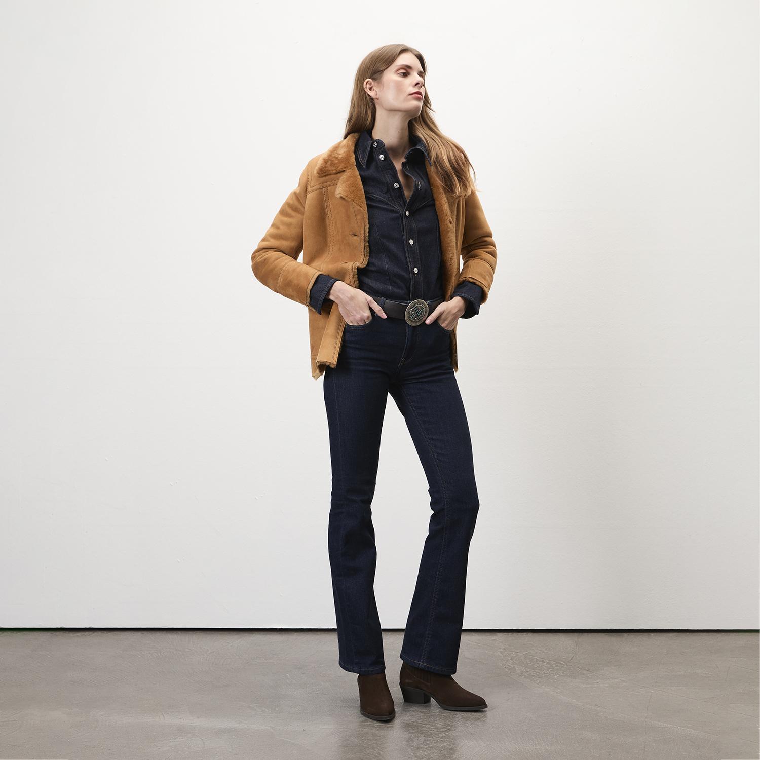 Diany Kahve Kürk Ceket