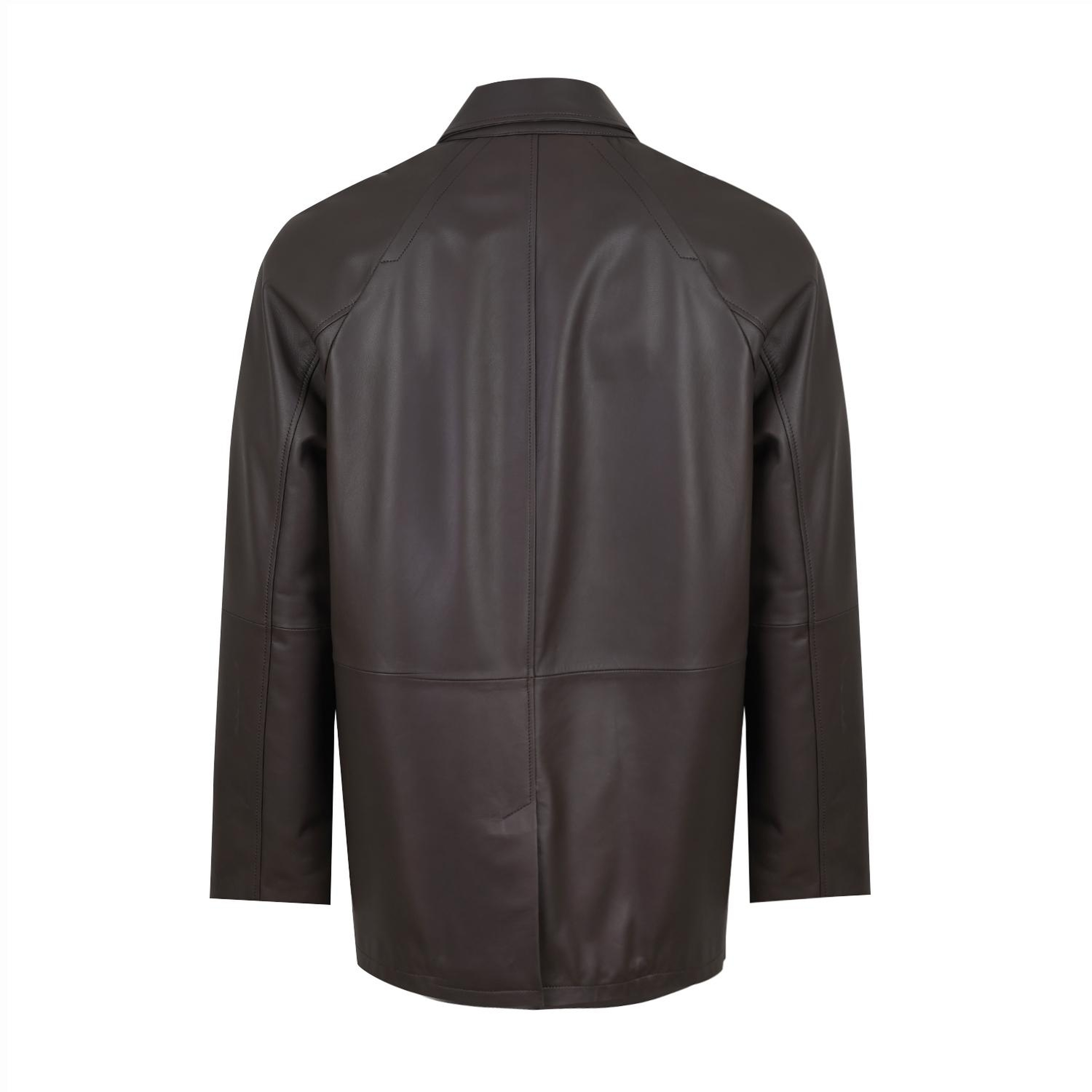 Bastion Kahve Erkek Deri Palto