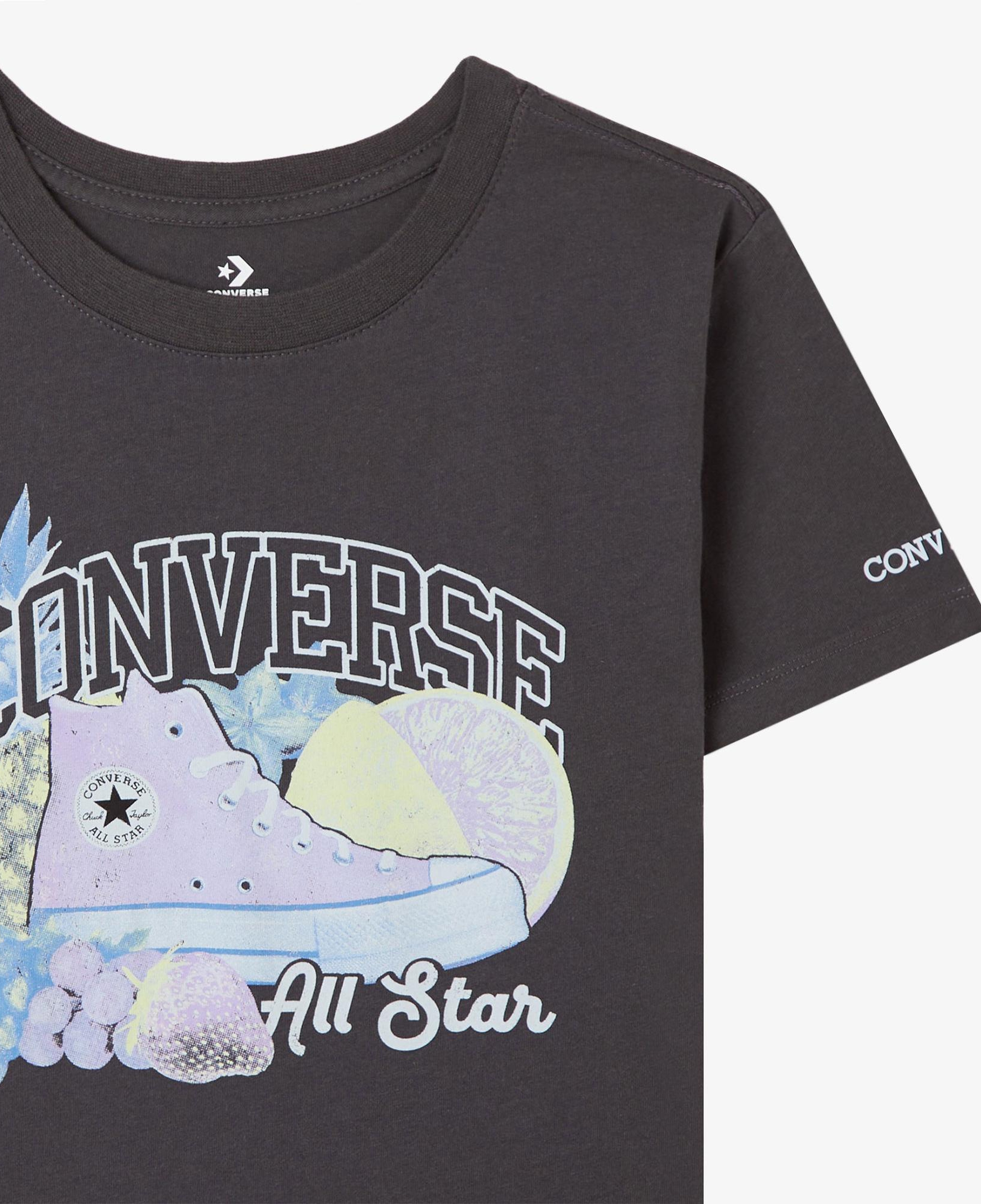 Converse Chuck &Fruit Çocuk Siyah T-Shirt