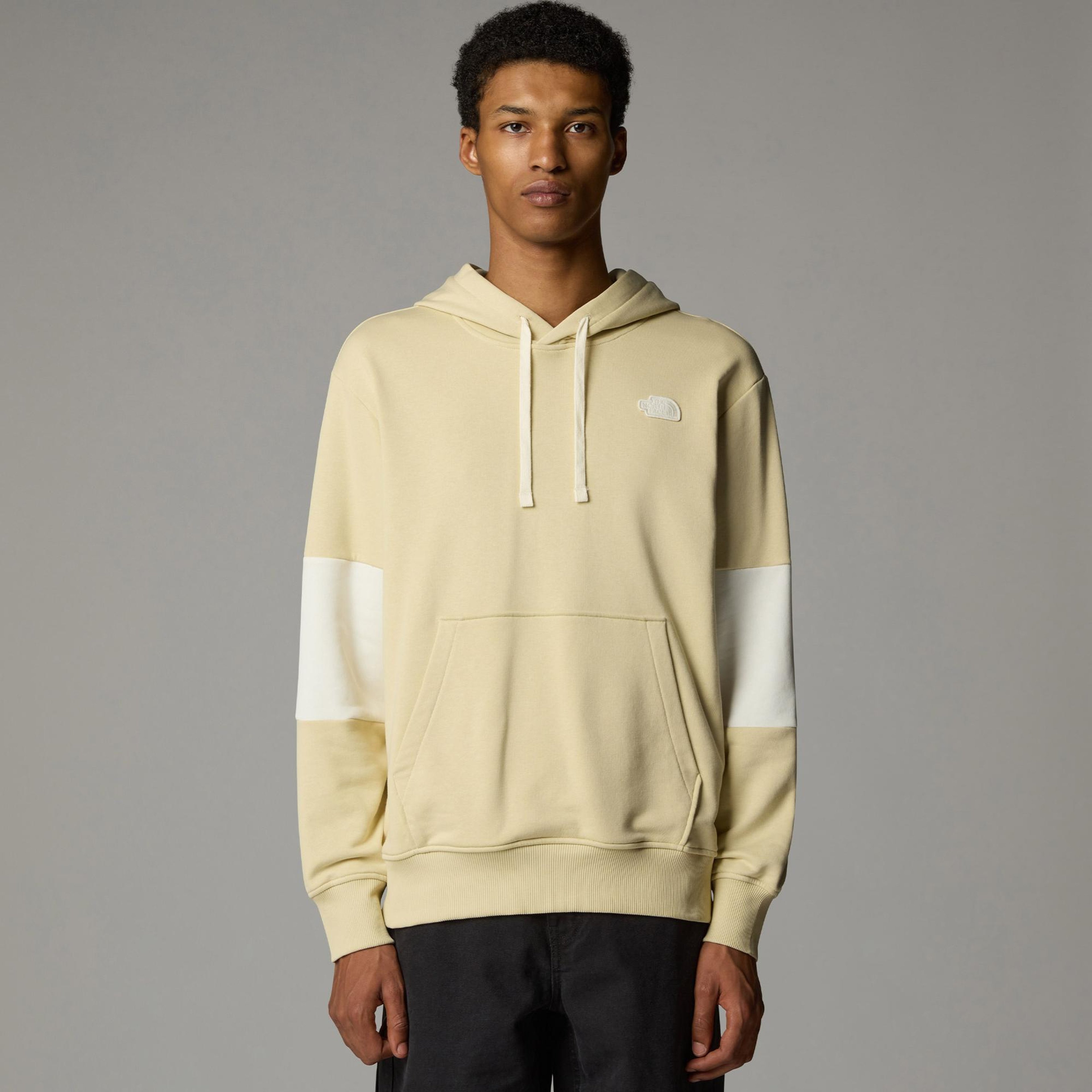 The North Face Terry Relaxed Erkek Krem Sweatshirt