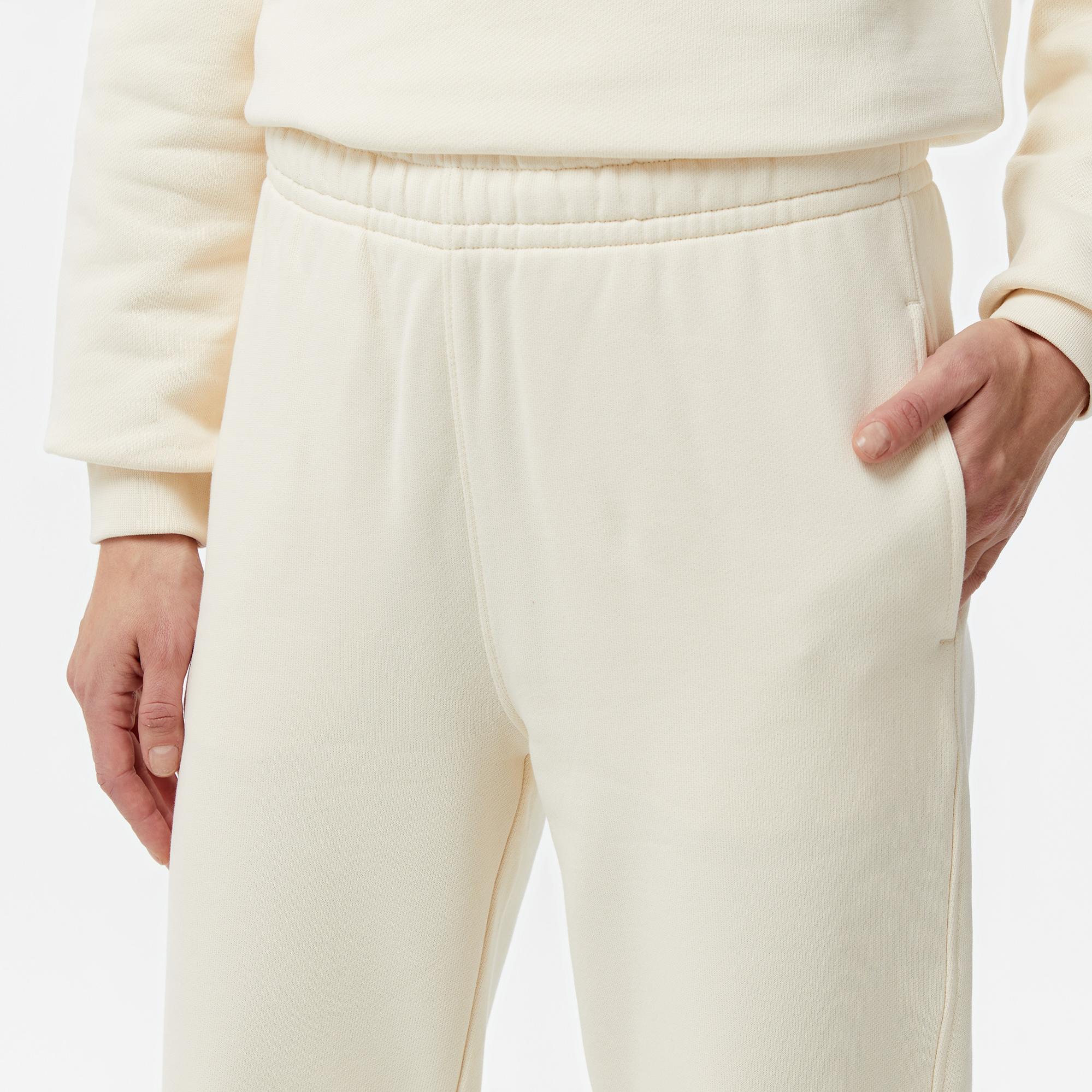 Lacoste Embroidered Kadın Beyaz Eşofman Altı