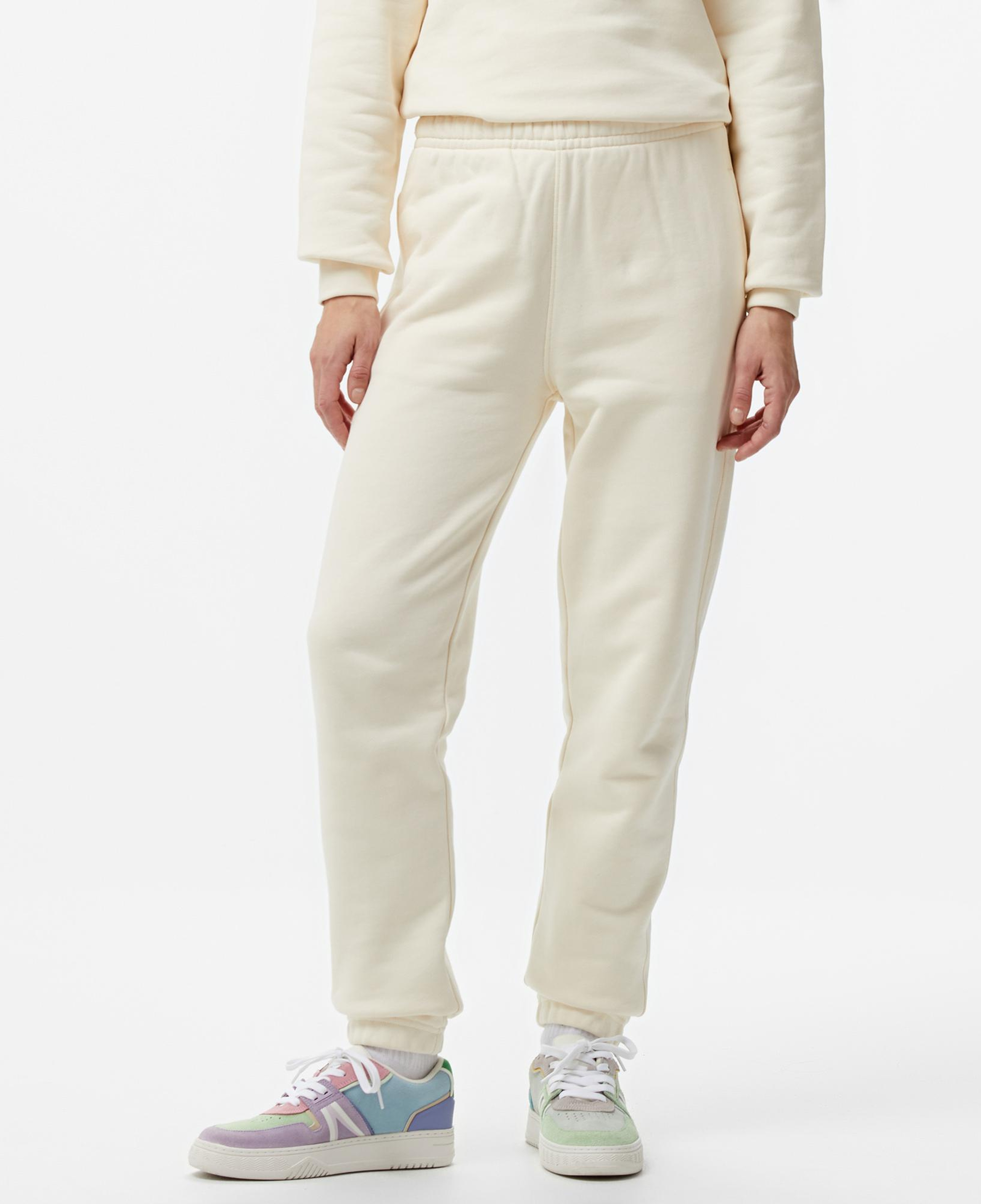 Lacoste Embroidered Kadın Beyaz Eşofman Altı