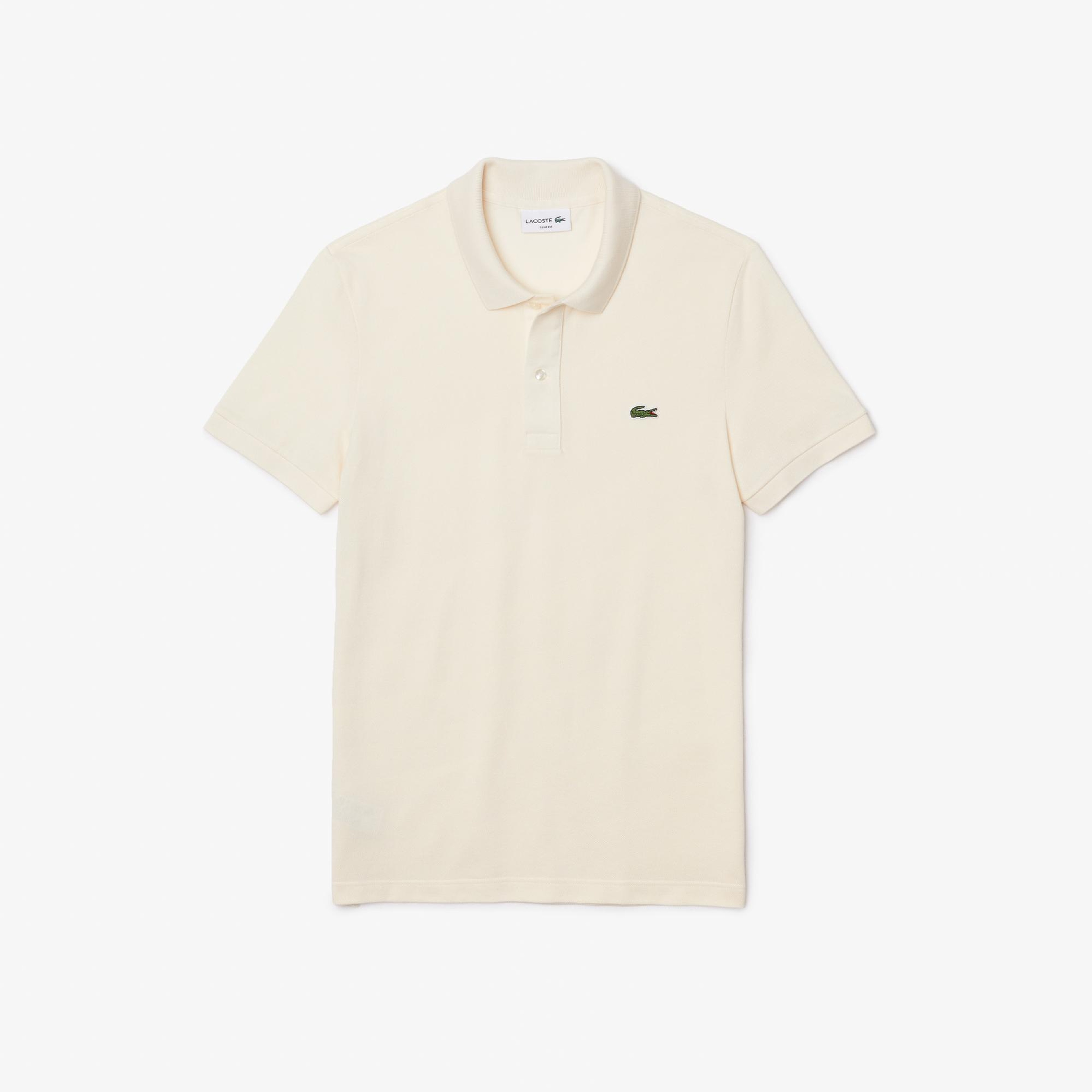 Lacoste L.12.12 Erkek Slim Fit Bej Polo