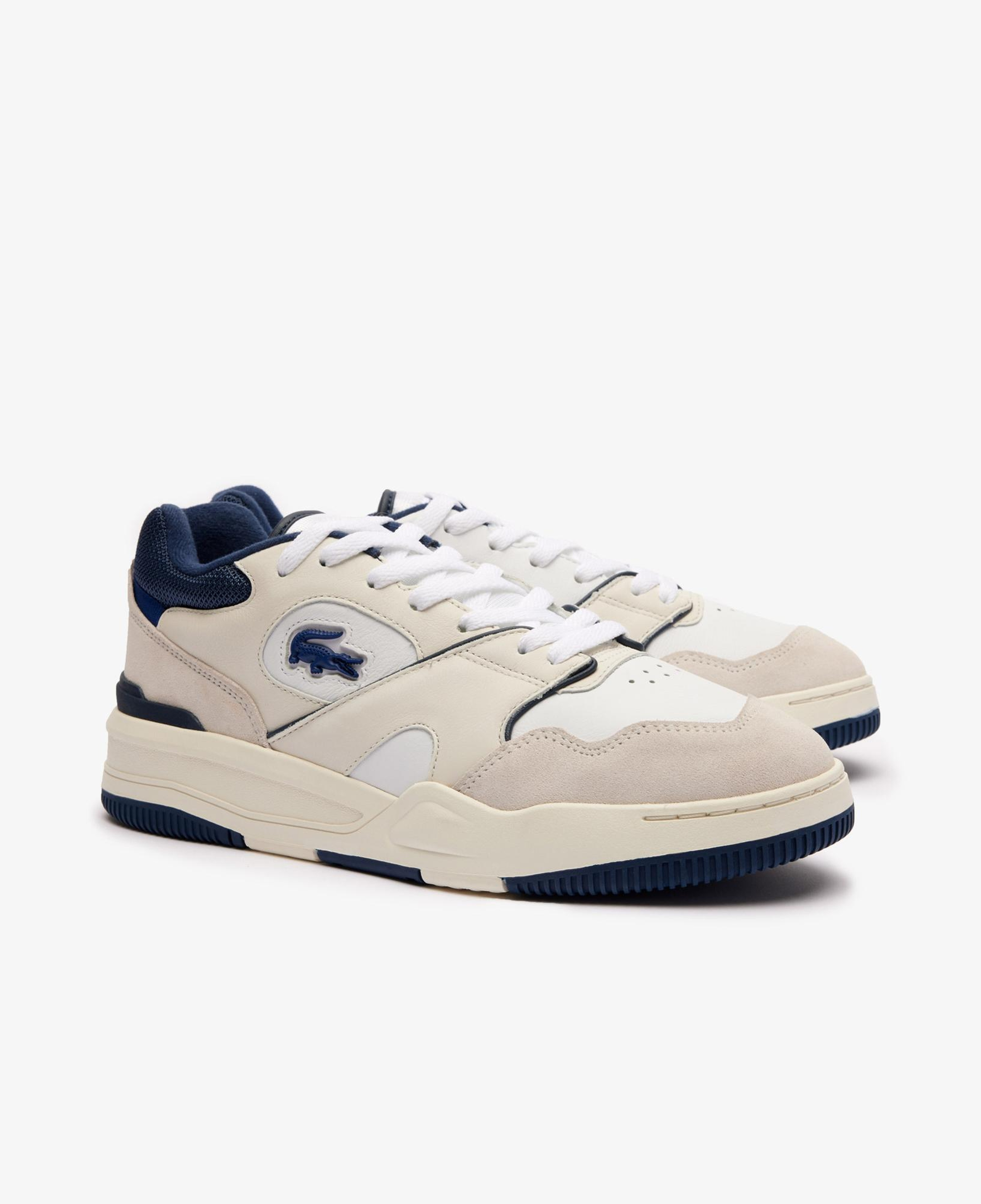 Lacoste Sport Lineshot Erkek Krem Sneaker