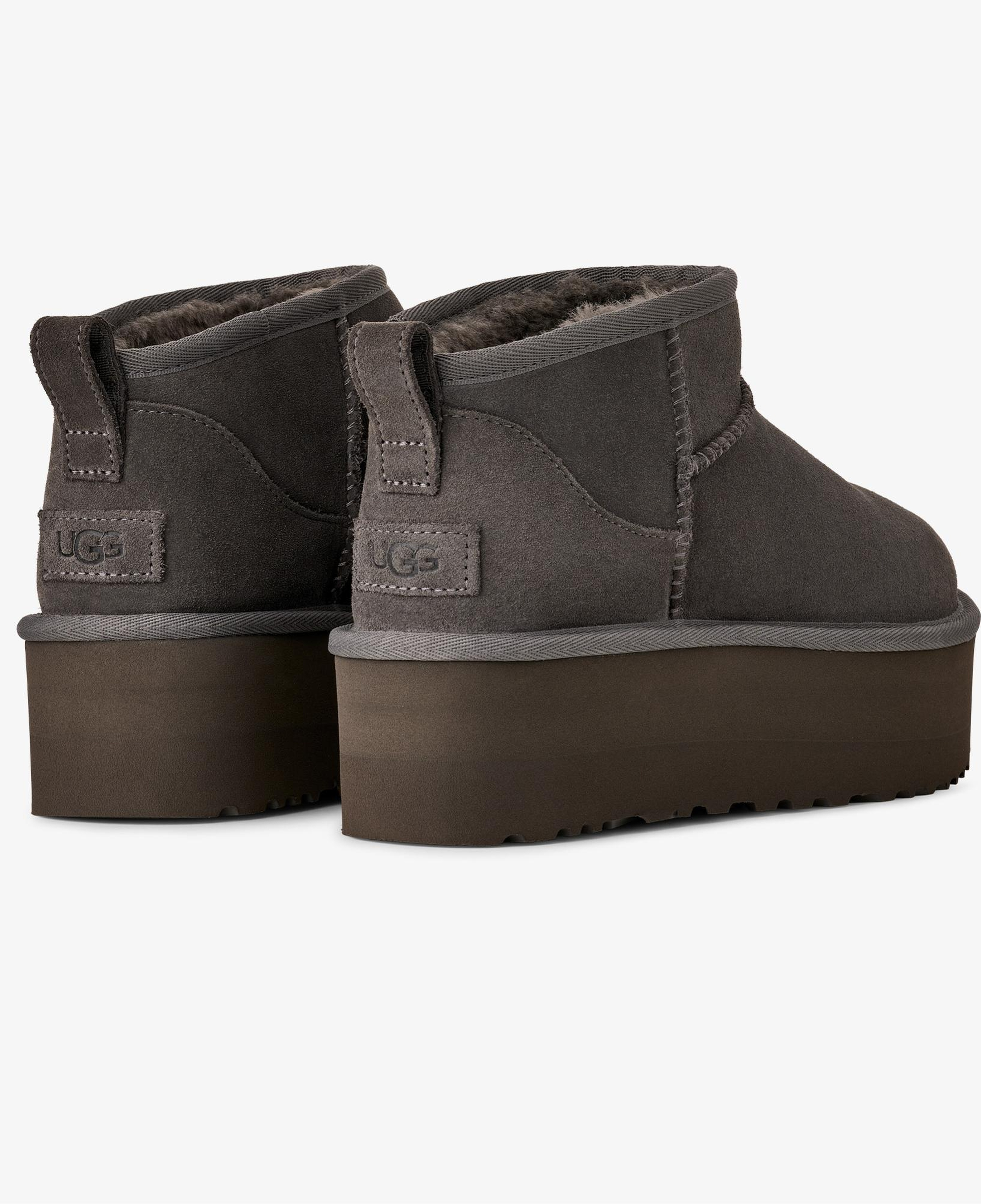 UGG Classic Ultra Mini Platform Kadın Antrasit Bot