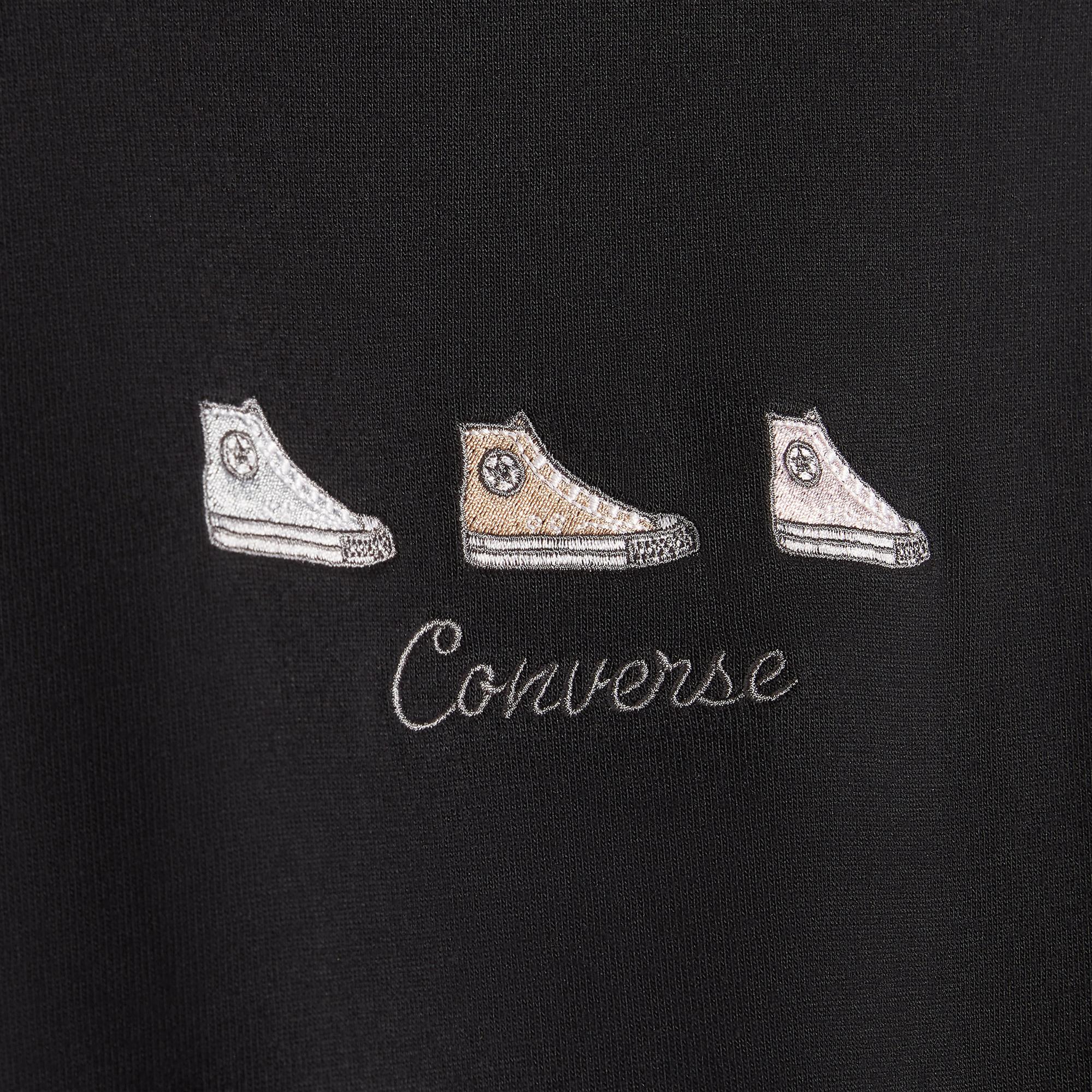 Converse Kadın Siyah T-Shirt