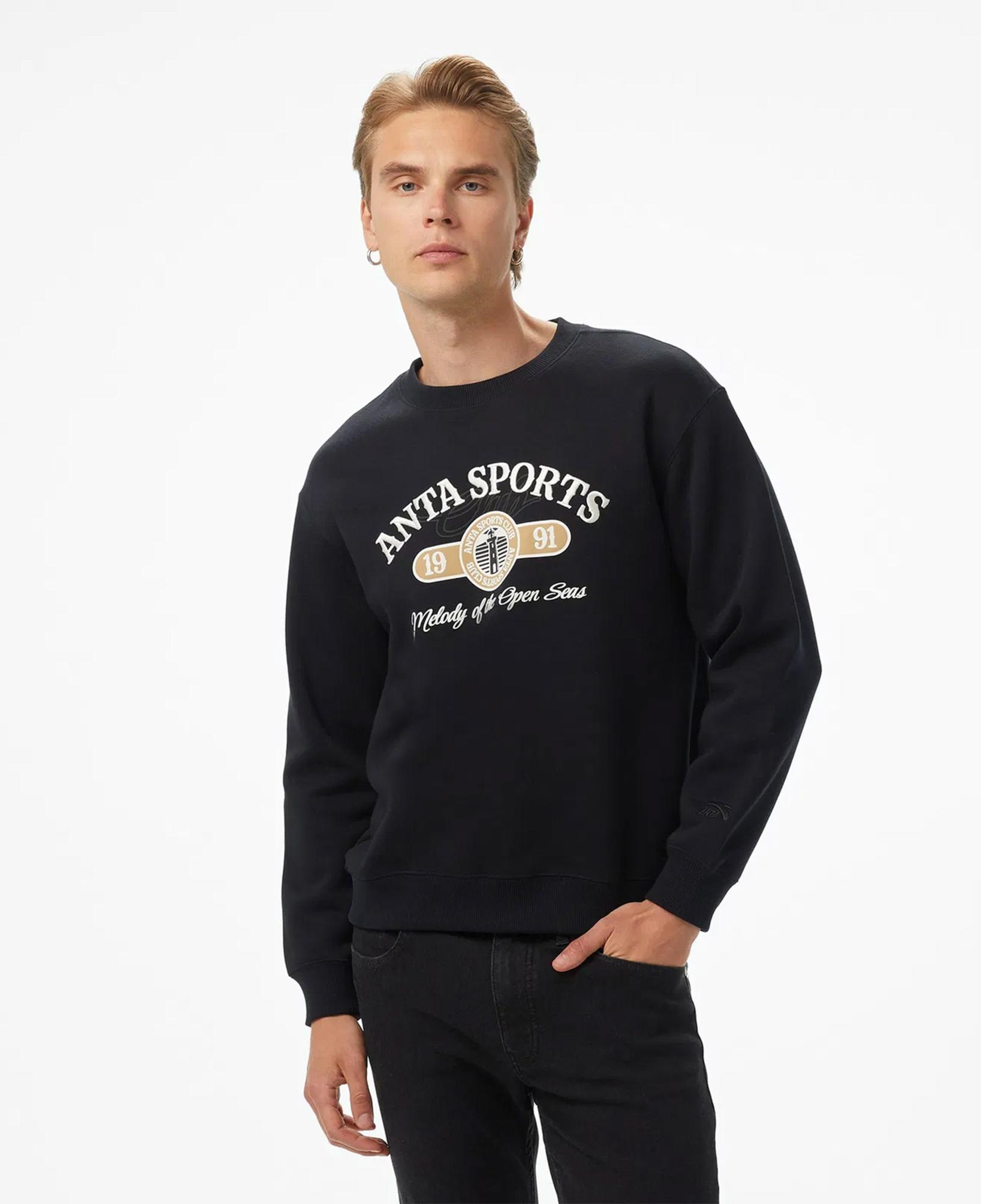 Anta CNY Good Luck Erkek Gri Sweatshirt