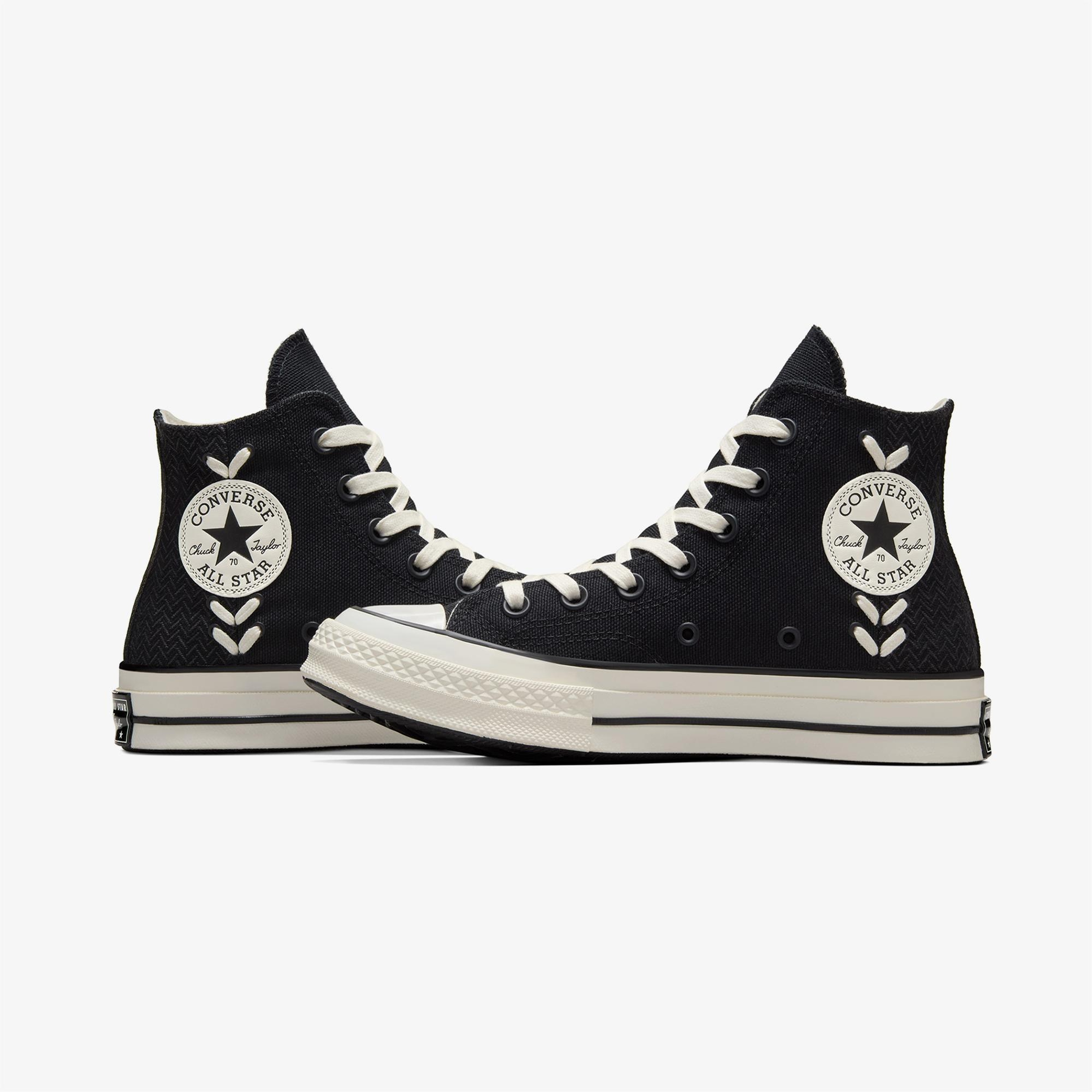Converse Chuck 70 Crafted Laces Unisex Siyah Sneaker