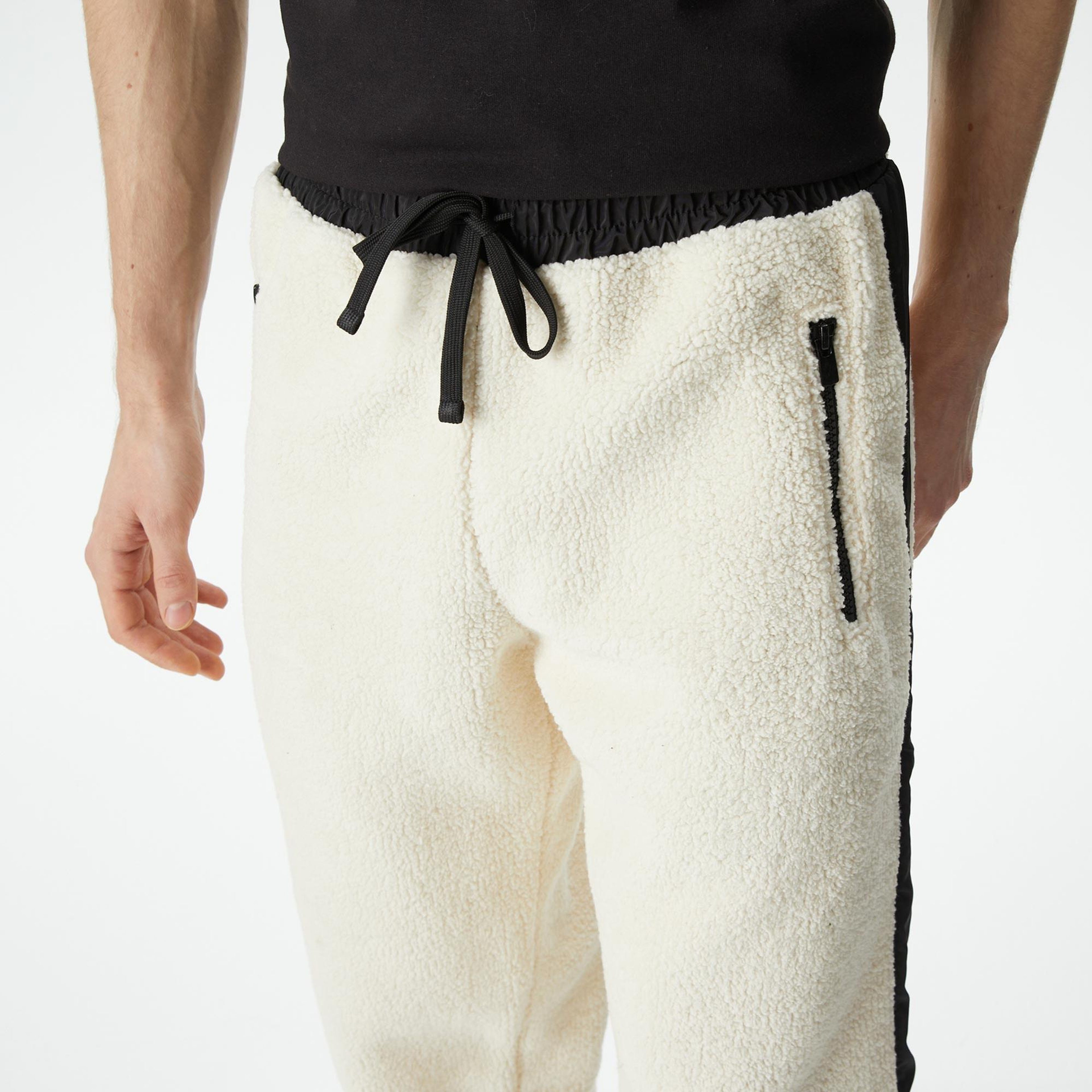 The Stay Line Plush Erkek Krem Eşofman Altı