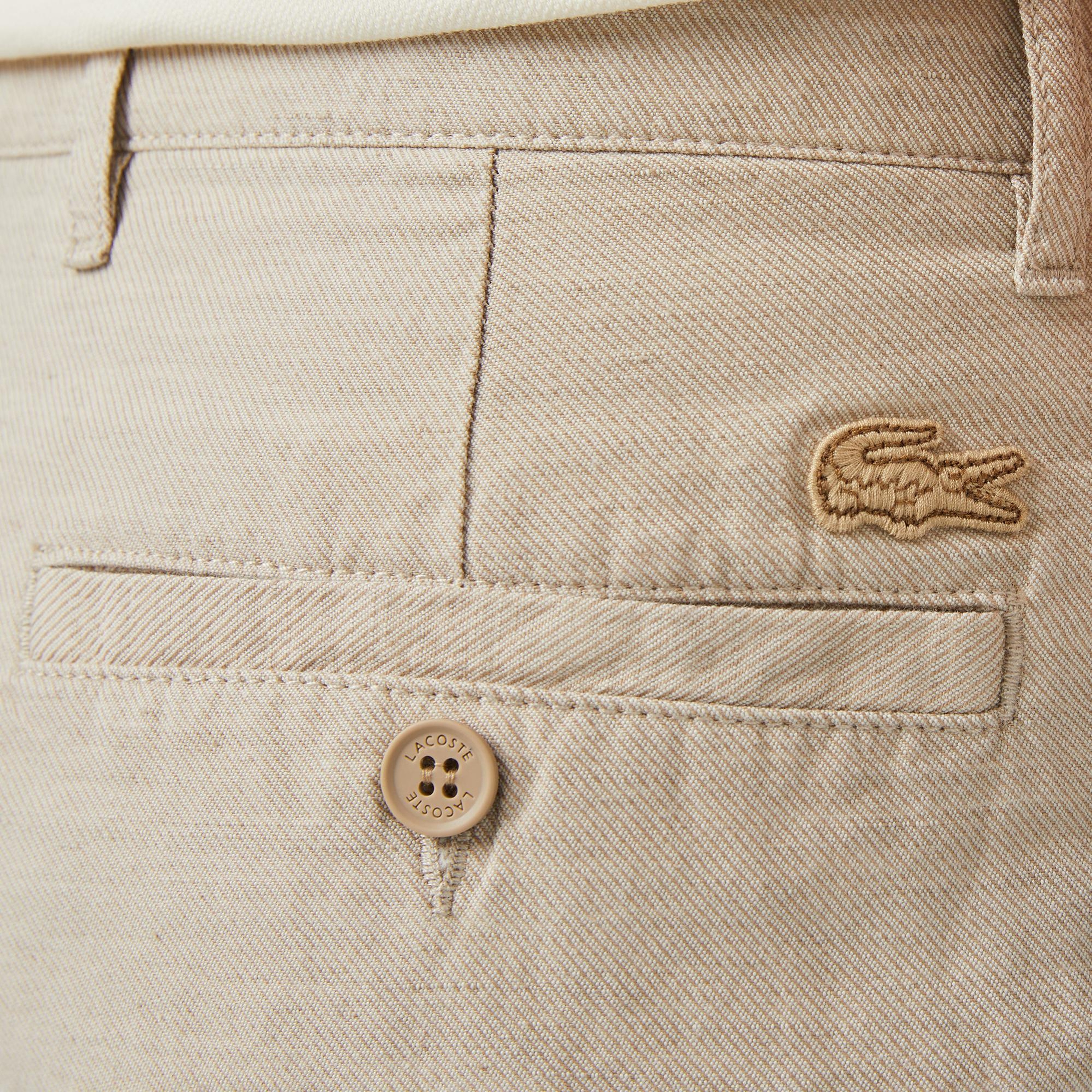 Lacoste Erkek Slim Fit Bej Bermuda Şort